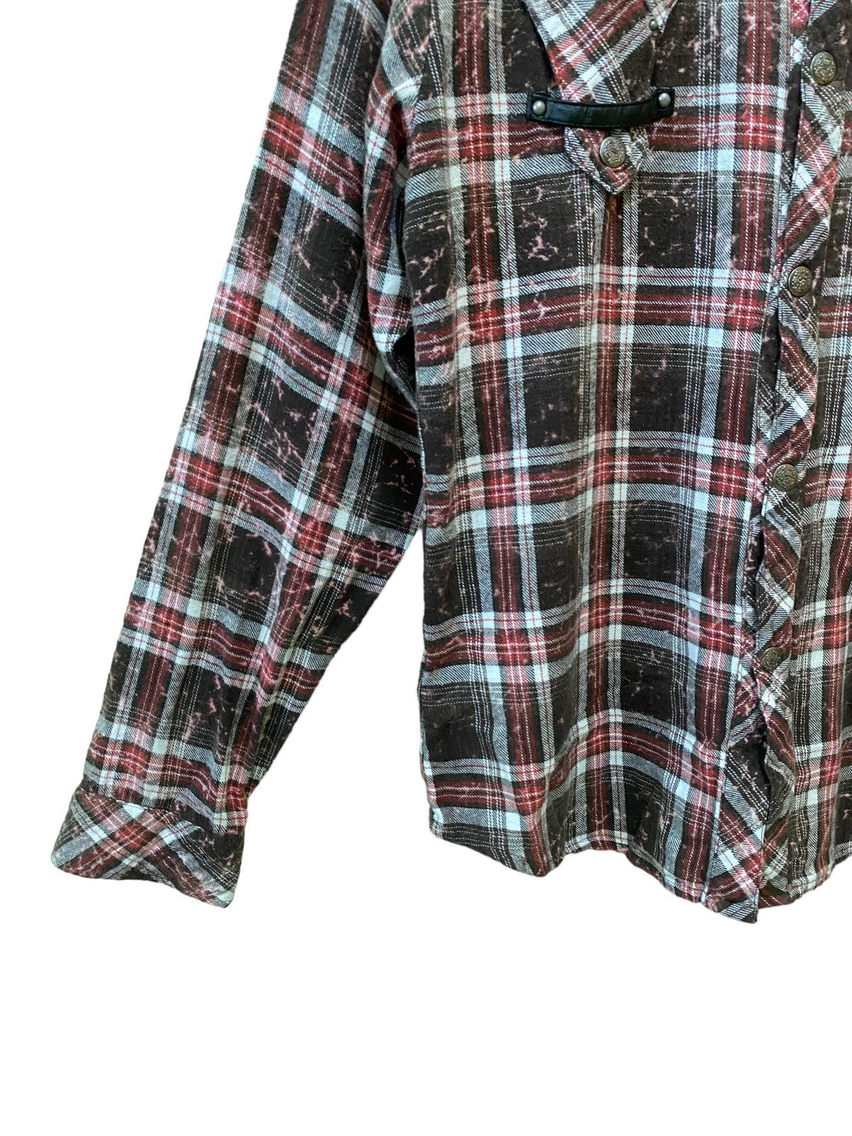 In The Attic IN THE ATTIC Plaid Embroidery Flannel Size US M / EU 48-50 / 2 - 5 Thumbnail