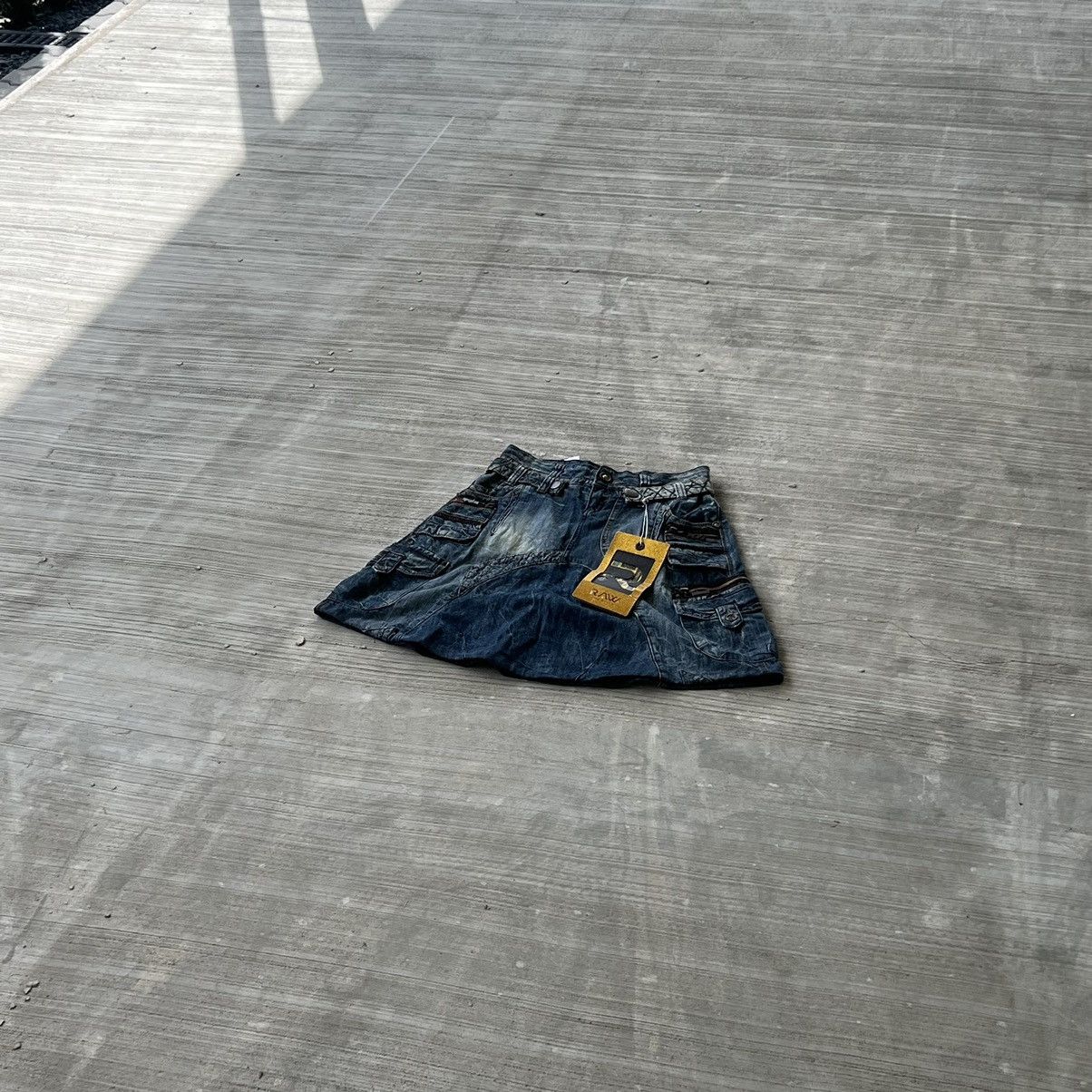 Raw State Raw Live Style Vintage Denim Skirt Size M / US 6-8 / IT 42-44 - 1 Thumbnail