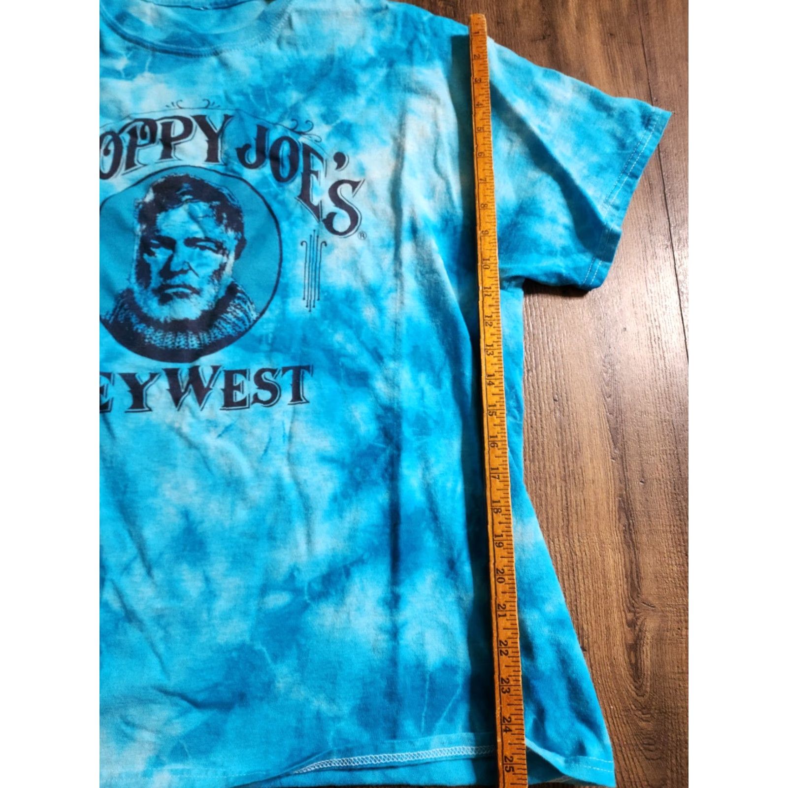 Vintage Vintage 90s Mens XL Sloppy Joe's Key West T Shirt Florida Tie Dye Blue Cotton Crew Neck Short Sleeve Size US XL / EU 56 / 4 - 2 Thumbnail