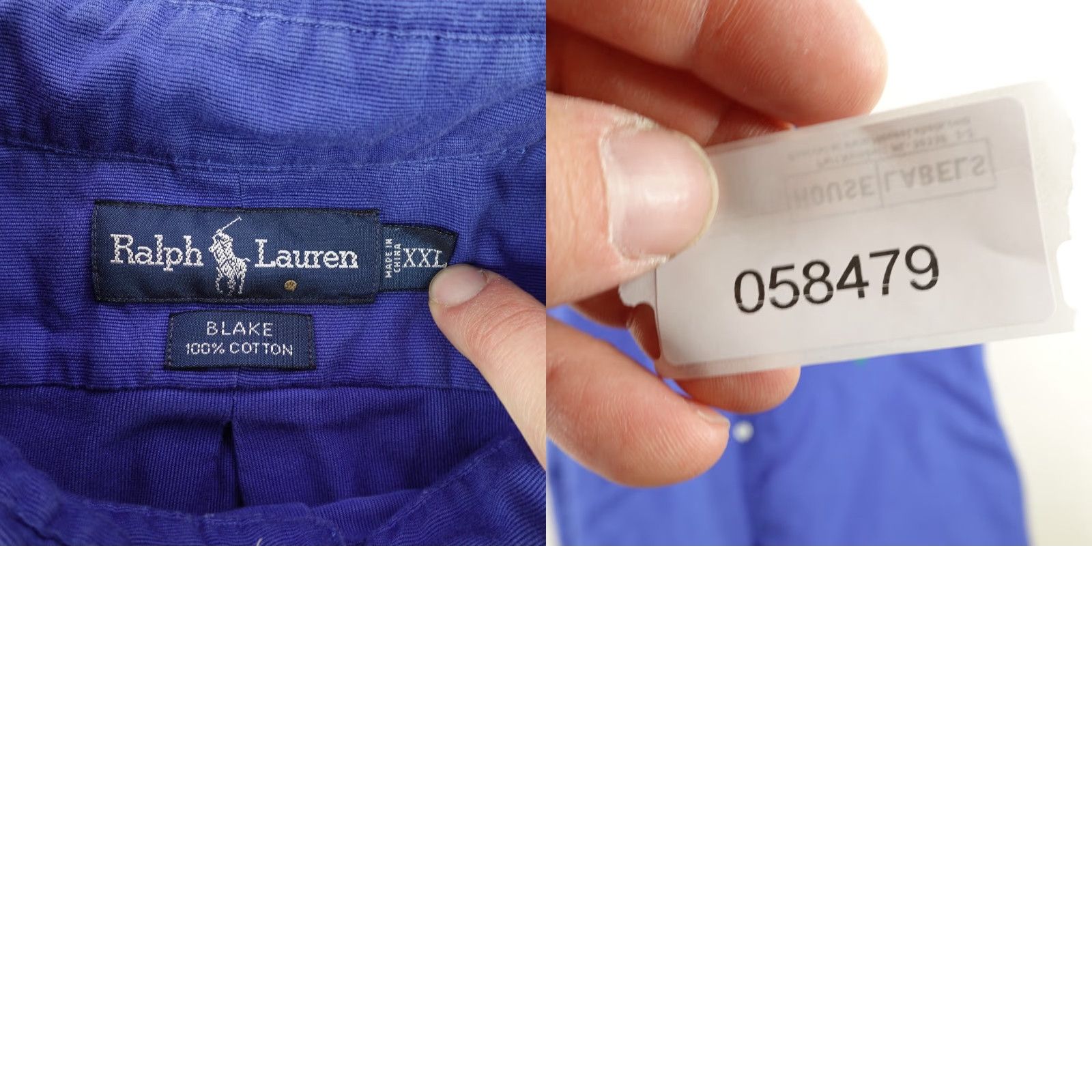Ralph Lauren Vintage Ralph Lauren Shirt Men 2XL XXL Blue Blake Button Up Green Pony Twill Y2K Size US XXL / EU 58 / 5 - 8 Thumbnail