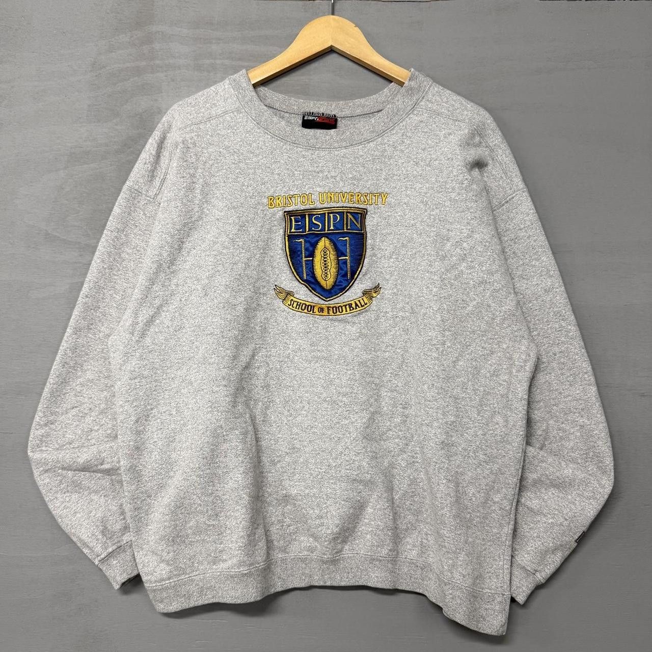 Vintage Vintage ESPN Bristol School of Football Sweatshirt Large Size US L / EU 52-54 / 3 - 1 Thumbnail