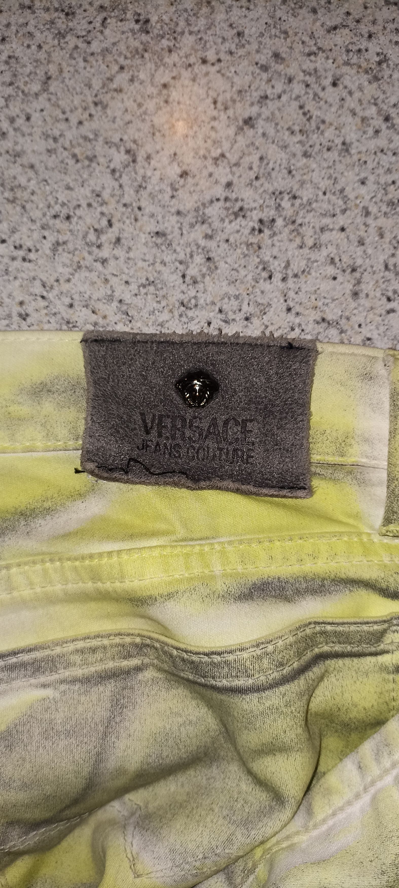 Versace Versace VTG neon printed spray print Size US 31 - 5 Thumbnail