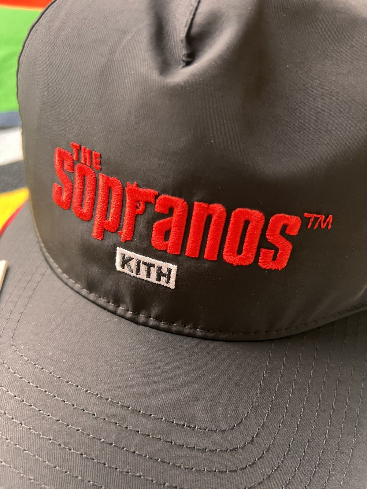 Kith KITH x The Sopranos Nylon Bay Low Pinch Crown Cap Black hat Size ONE SIZE - 2 Thumbnail