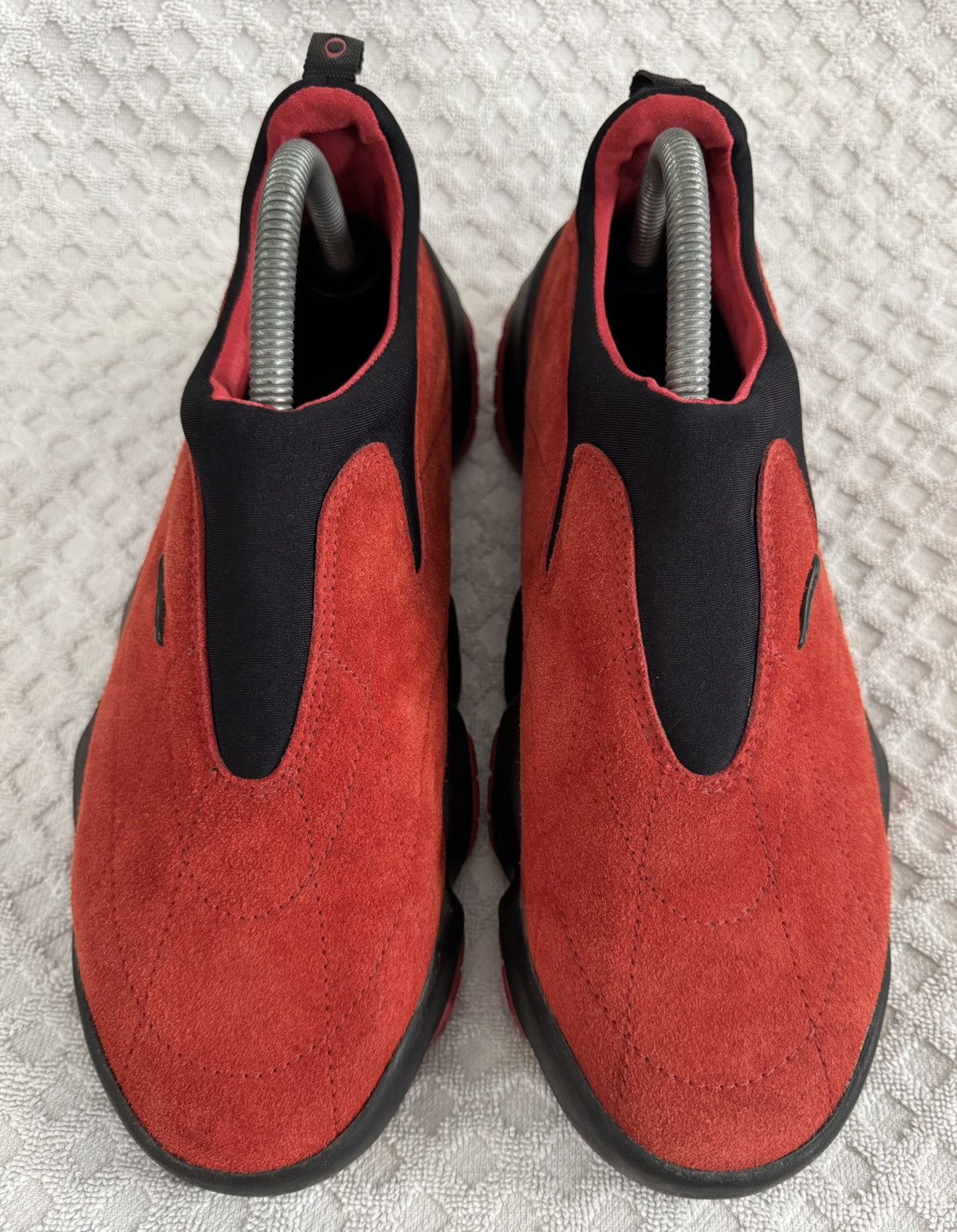 Oakley Vintage Y2K Oakley Flesh Shoes Red Suede Size 9 Bottlecap Size US 9 / EU 42 - 5 Thumbnail