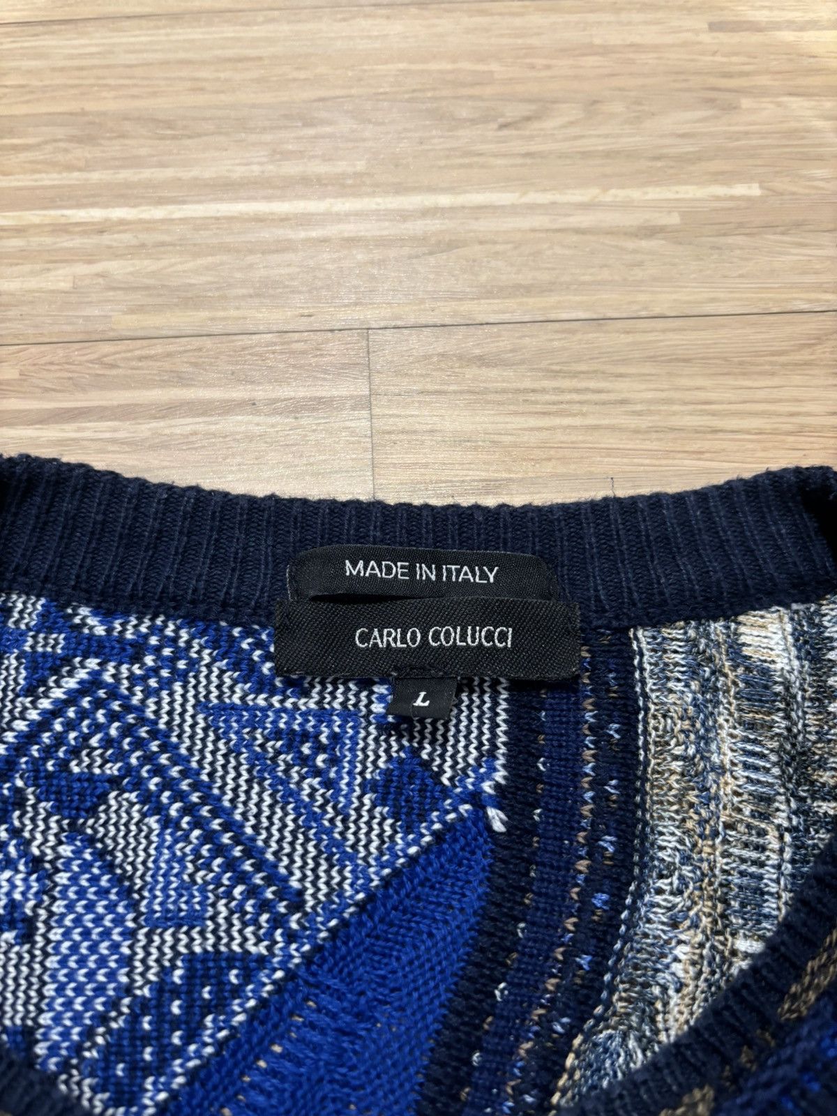 Carlo Colucci Carlo Colucci Pullover Size US L / EU 52-54 / 3 - 3 Thumbnail