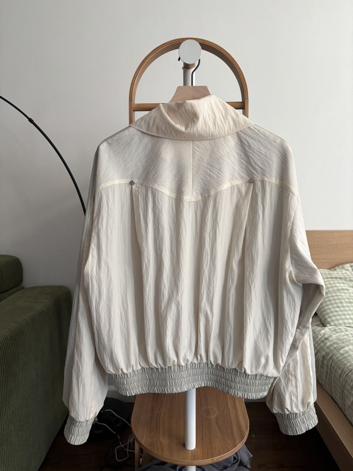 CMMAWEAR cmmawear limestone funnel-neck track jacket Size US M / EU 48-50 / 2 - 2 Thumbnail