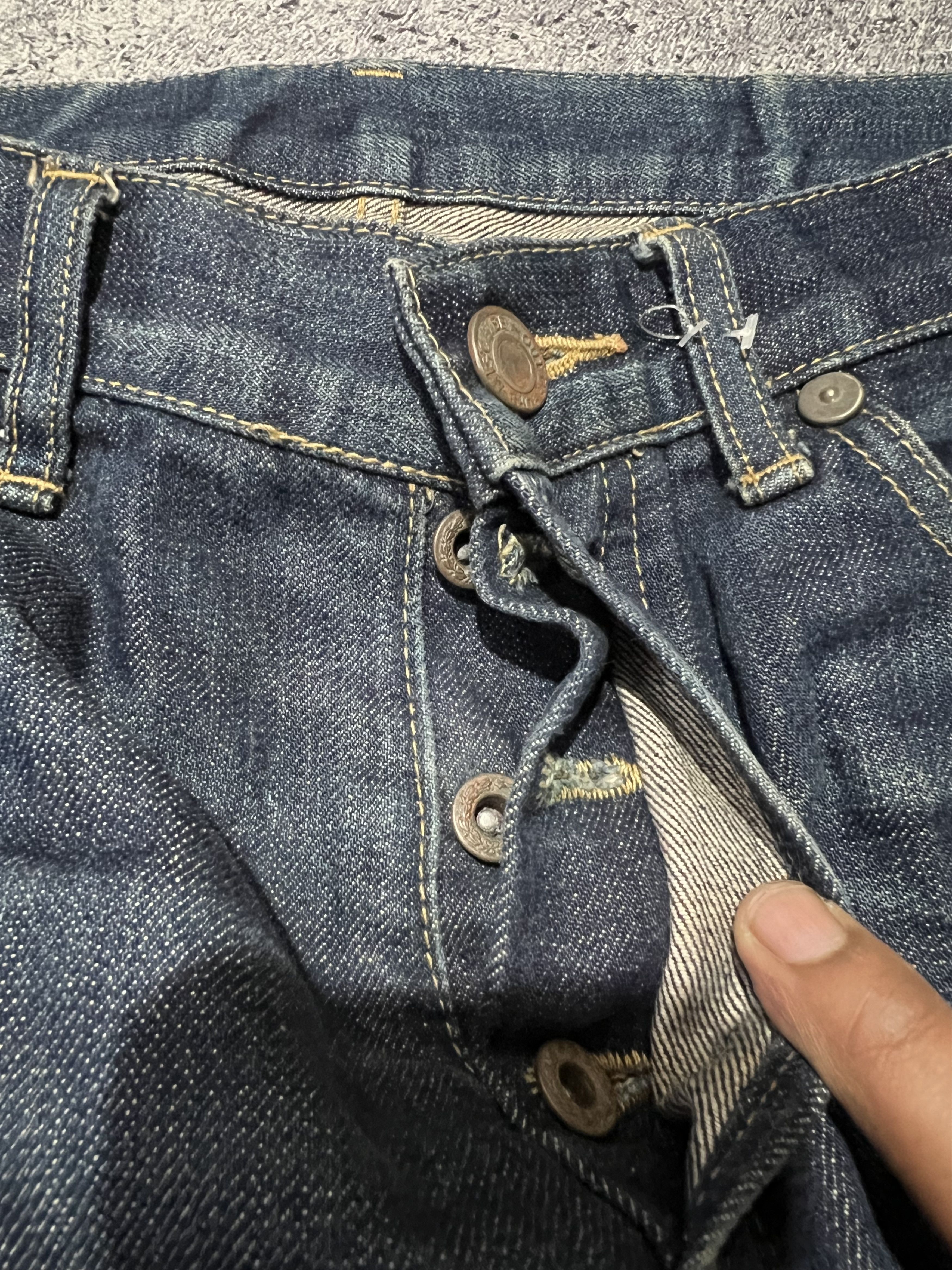 Japanese Brand 2000s Archival Takeo Kikuchi Hysteric Selvedge y2k Ifsix Size US 34 / EU 50 - 5 Thumbnail