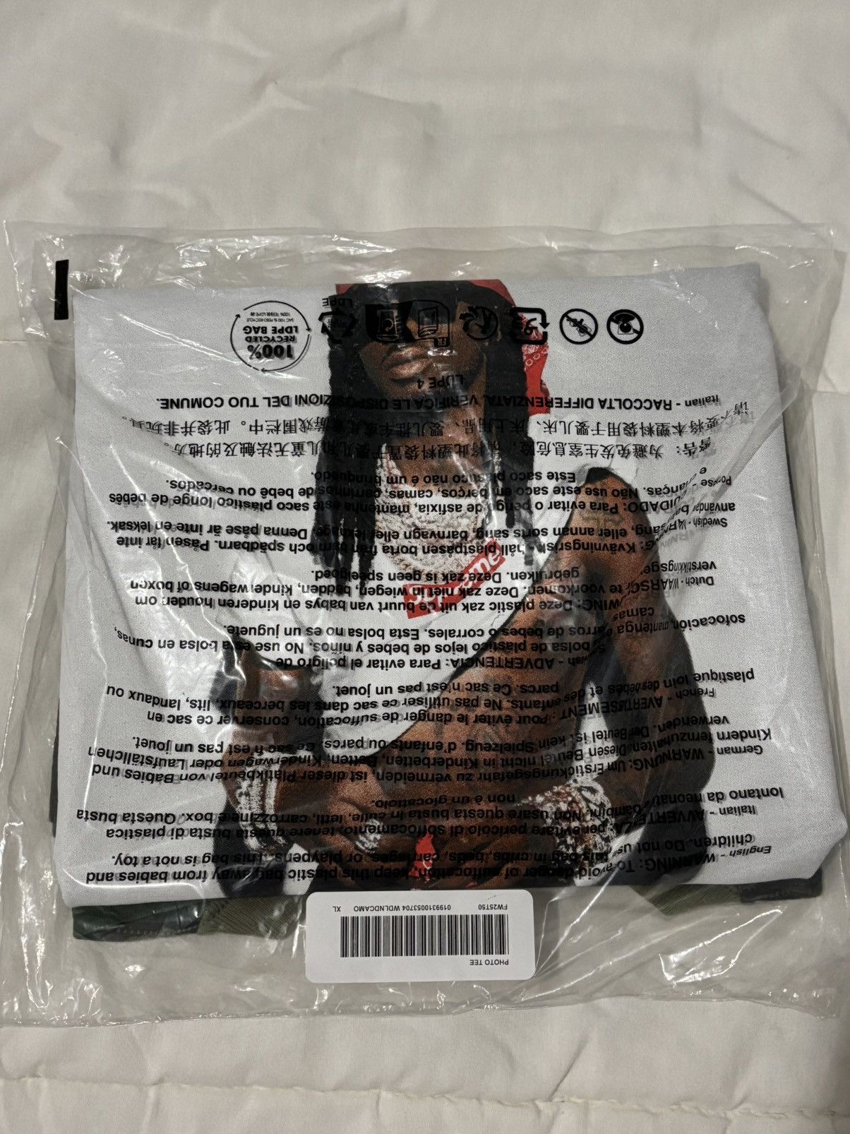Supreme Playboi Carti Tee Size US XL / EU 56 / 4 - 2 Thumbnail