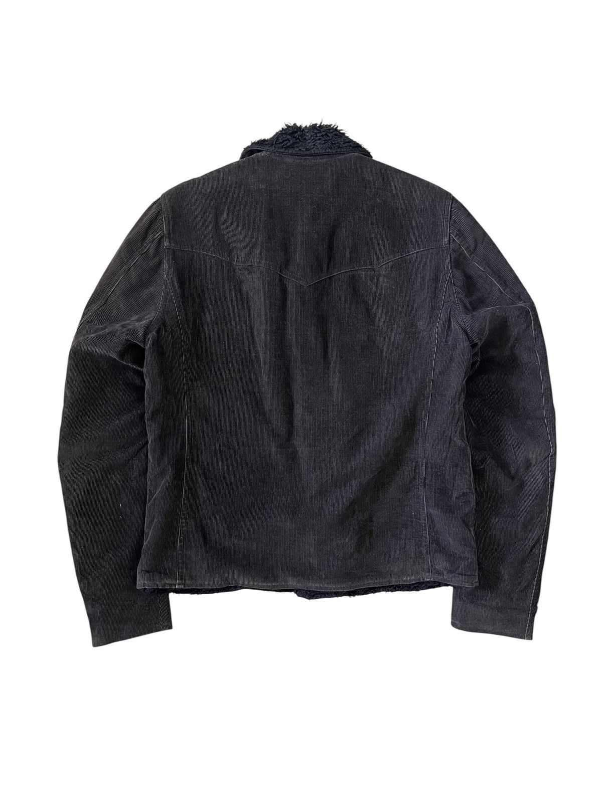 Attachment 2000s Attachment Faux Fur Corduroy Rider Jacket Size US M / EU 48-50 / 2 - 2 Thumbnail