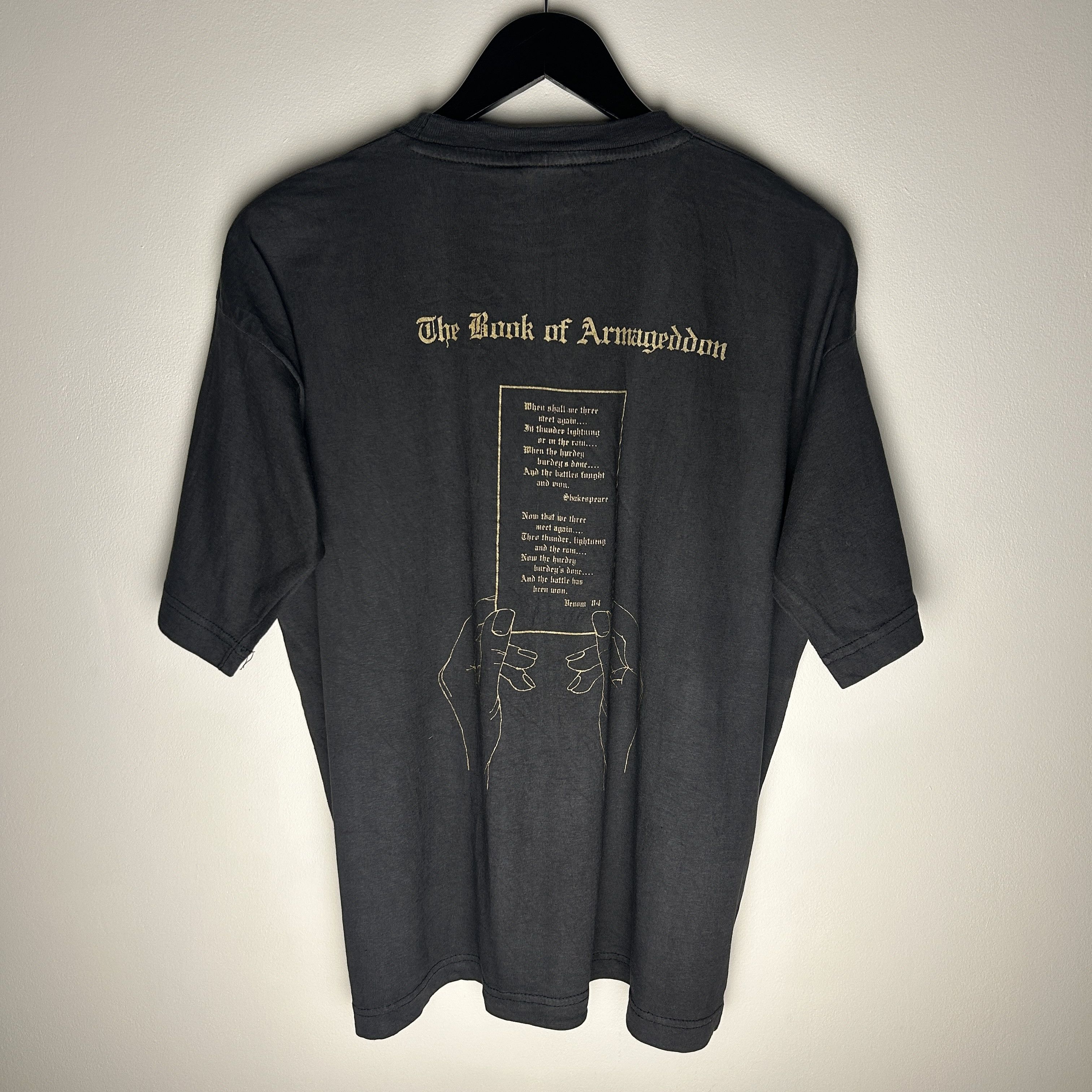 Band Tees Vintage Venom At War With Satan 90’s Band T-shirt Size US XL / EU 56 / 4 - 2 Thumbnail
