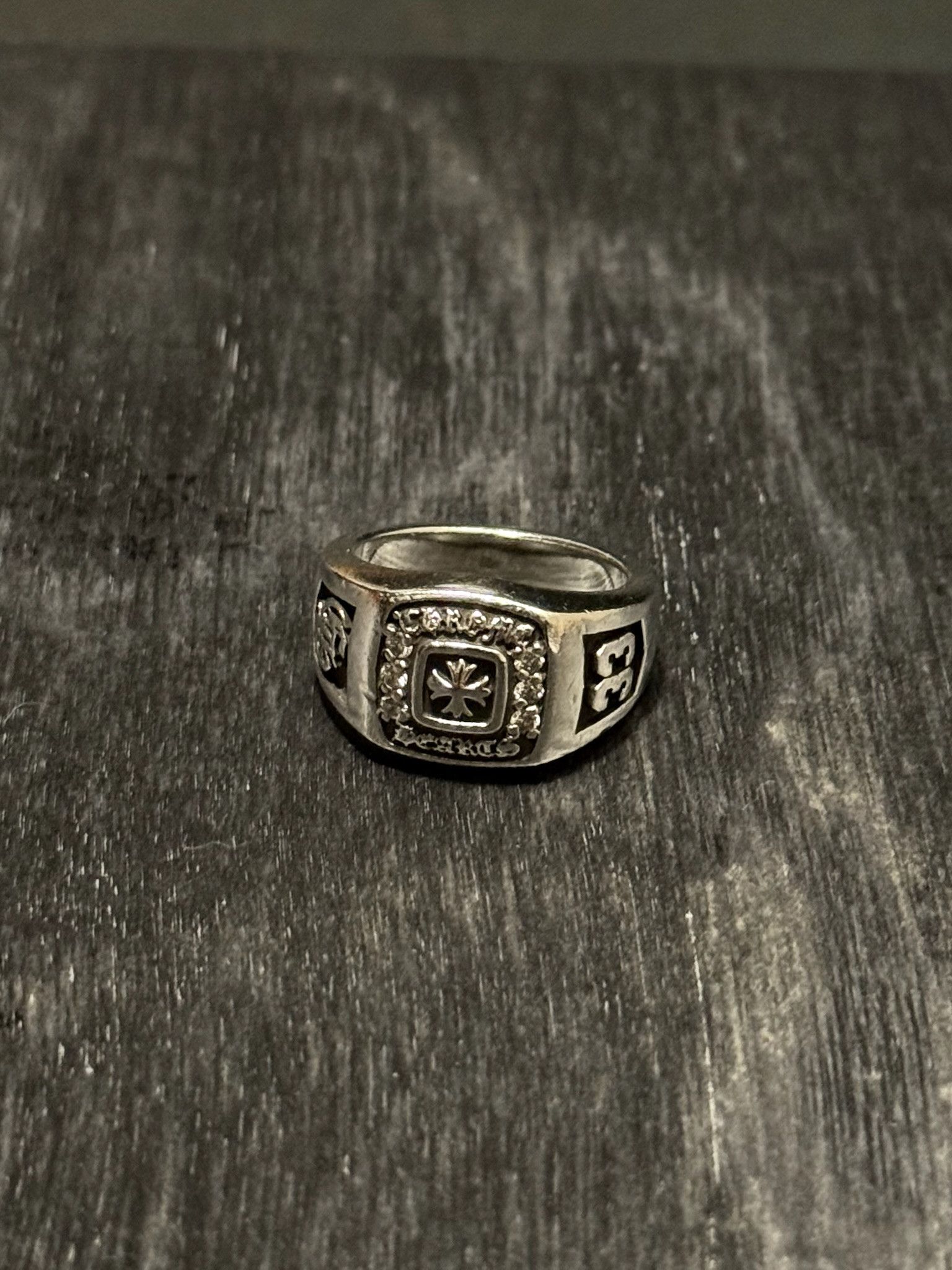Chrome Hearts Championship Ring w Diamonds