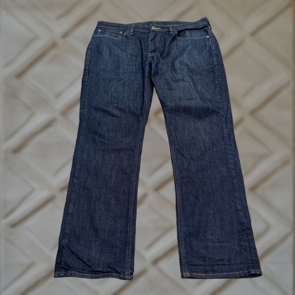 Levi's Levi's 511 Slim Stretch Denim Jeans Men 36x30 Blue Dark Wash Straight Leg Cotton Size US 36 / EU 52 - 1 Thumbnail
