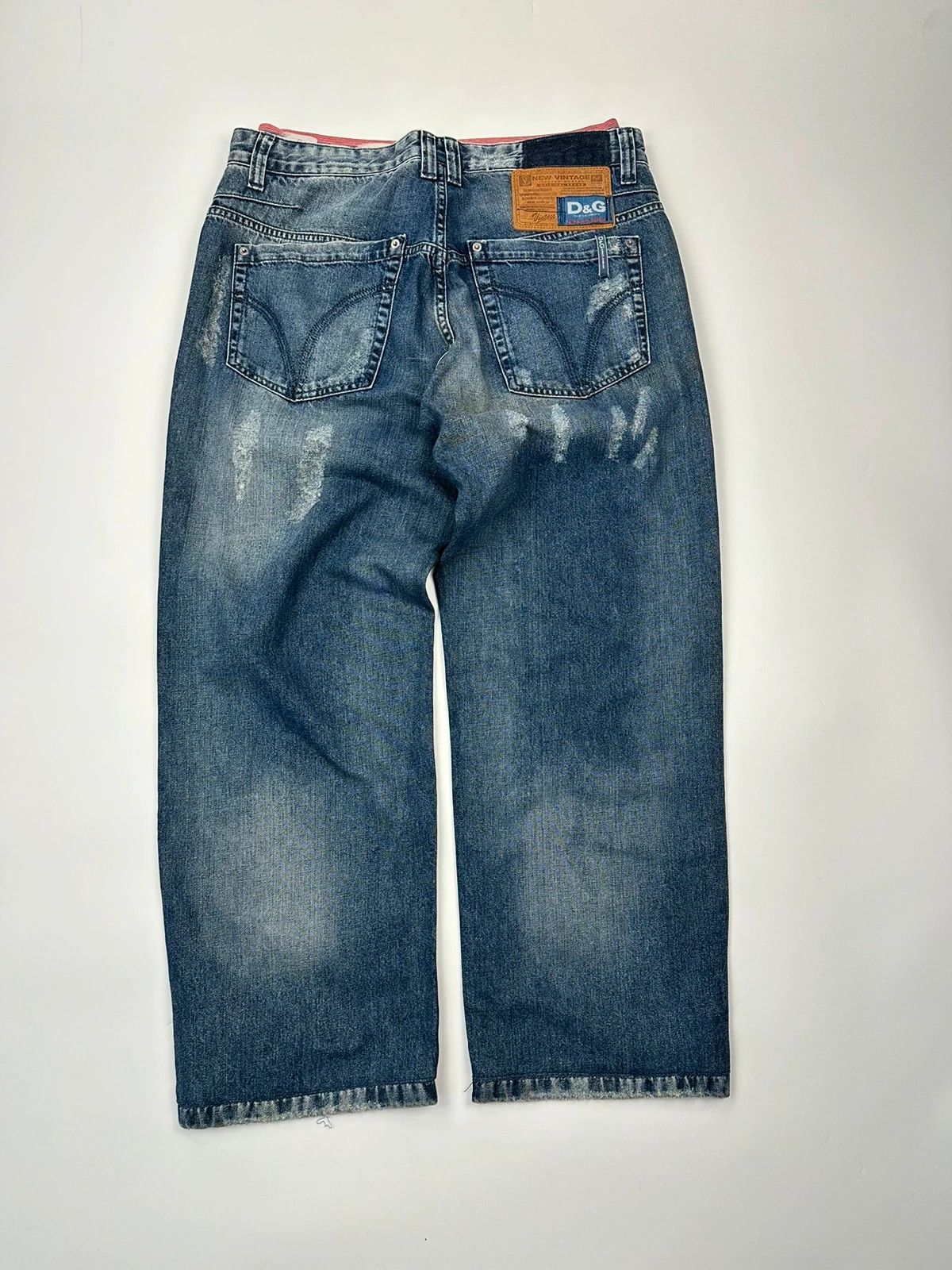 DOLCE&GABBANA destroy coating denim 44
