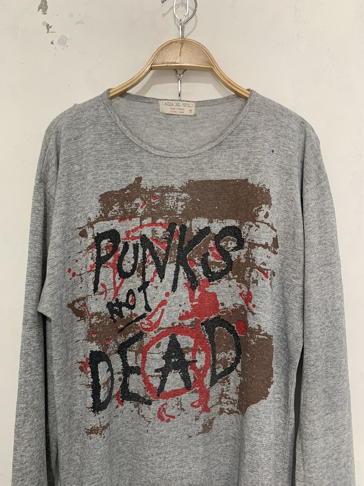 Vintage Piazza del popolo punks long sleeve t-shirt Size US M / EU 48-50 / 2 - 3 Thumbnail