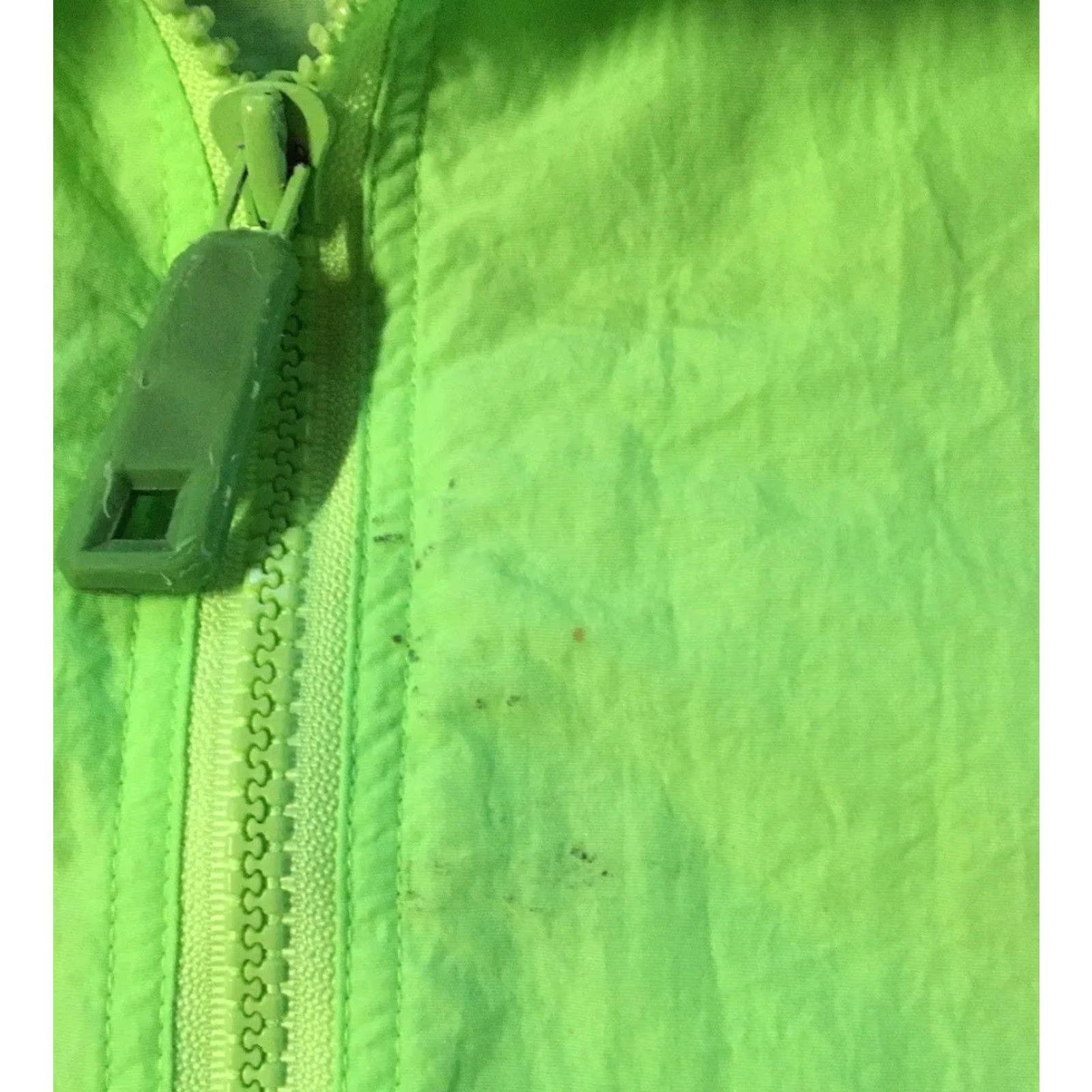 Quiksilver Vtg Gotcha Surf Jacket M L Neon Green Windbreaker Ocean Pacific OP 80s 90s Vintage Mens Jacket Size US M / EU 48-50 / 2 - 4 Thumbnail