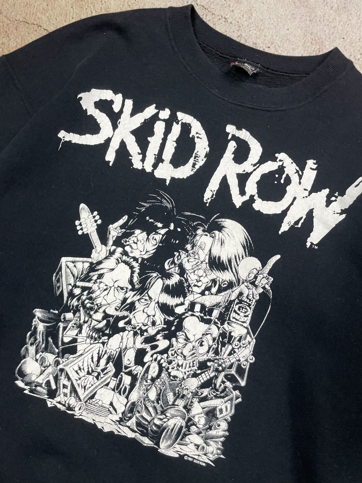 Band Tees × Vintage Skid Row vintage sweatshirt trash shirt tour shirt 90s Size US XL / EU 56 / 4 - 6 Thumbnail