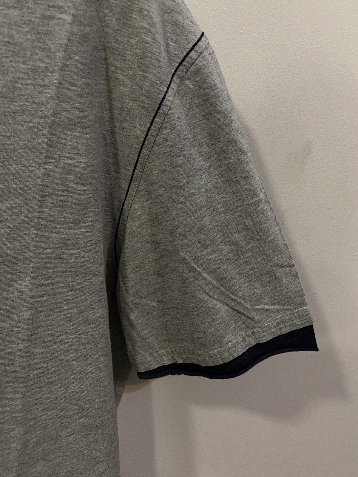 Yves Saint Laurent Grey YSL T-Shirt Double Layer Size US M / EU 48-50 / 2 - 5 Thumbnail