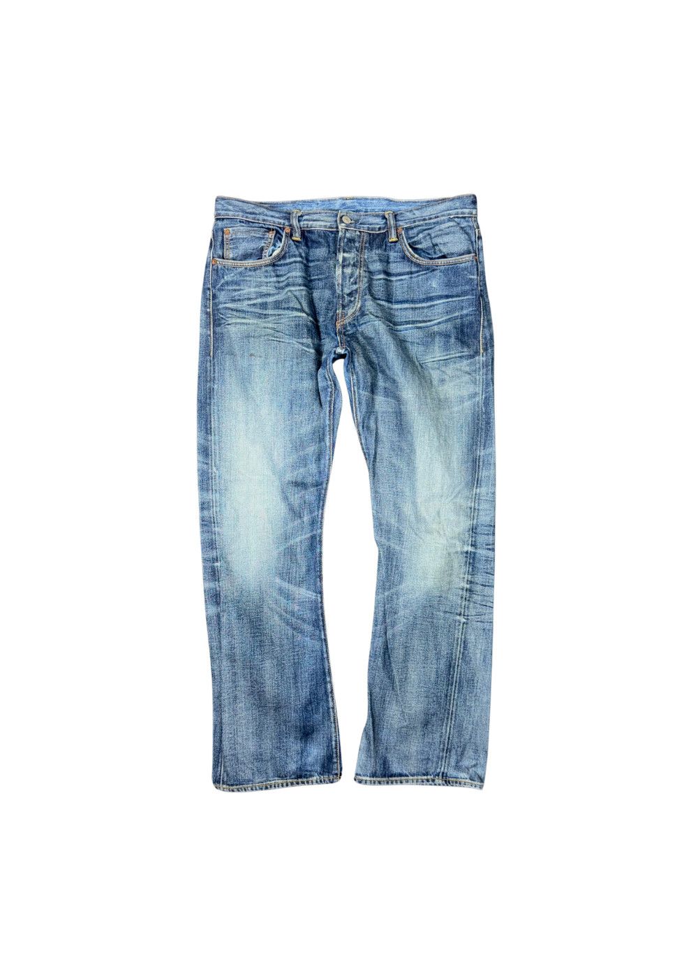 Early 2000s RRL USA Selvedge Bootcut Denim Jean image 2