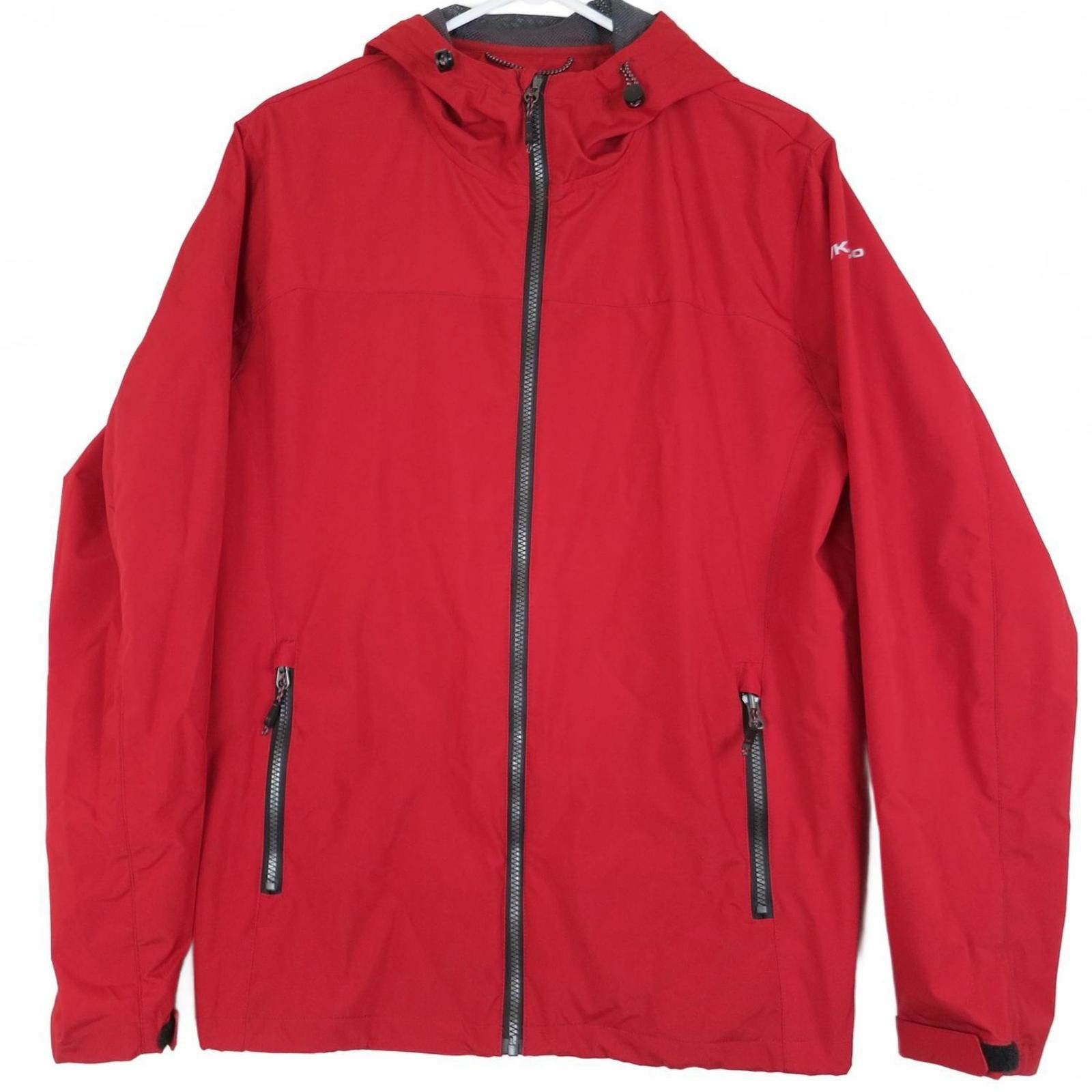 Hawke & Co Men's M Hawke & Co Red Waterproof Hooded Jacket Size US M / EU 48-50 / 2 - 1 Thumbnail