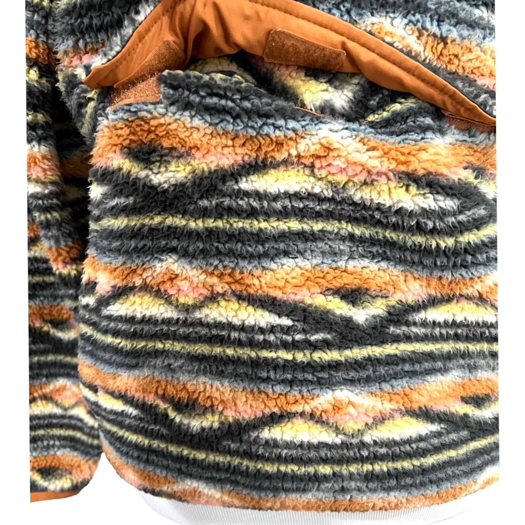 Billabong Billabong A/Div Switchback Sherpa Pullover Aztec 1/4 Snap Mock Neck Sz S Multicolor Fleece Sweatshirt Women Pullover Size S / US 4 / IT 40 - 5 Thumbnail