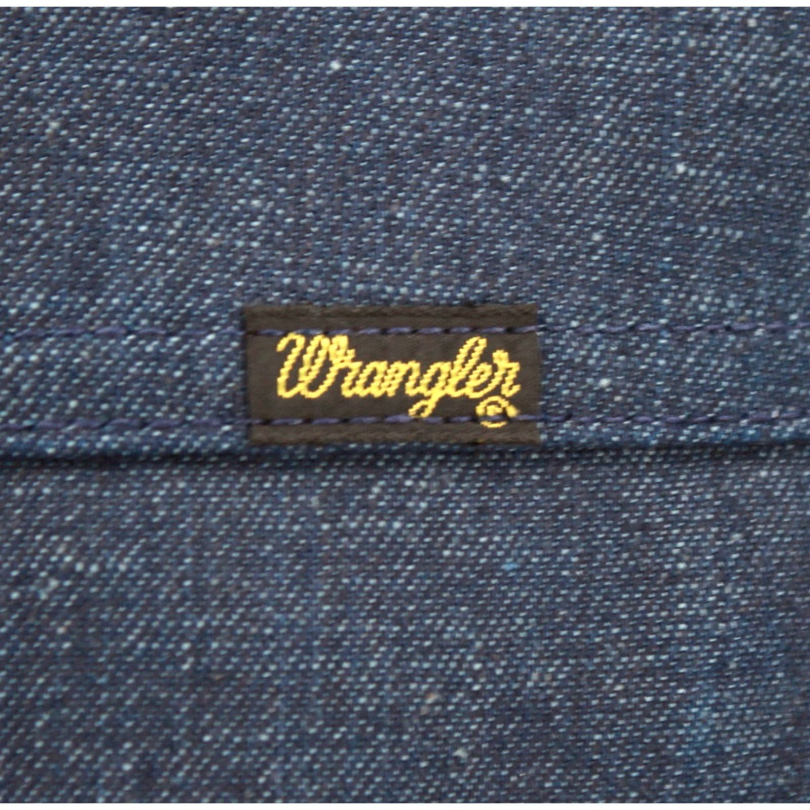 Wrangler VINTAGE Wrangler Denim Jacket Shirt Mens XS 70s 1970s Pearl Snap Blue Wrangler Denim Jacket 70s Mens XS Size S Size US 29 - 6 Thumbnail