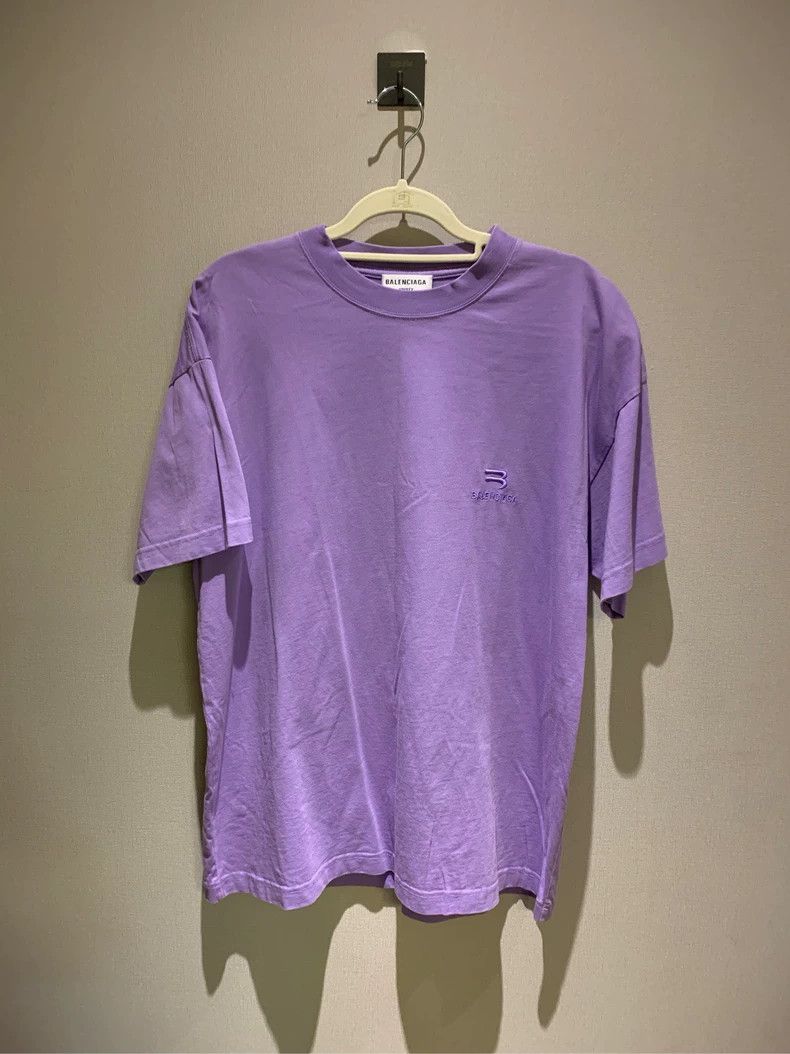 Balenciaga Balenciaga Logo Lettering Printed Short Sleeve Size US M / EU 48-50 / 2 - 1 Thumbnail