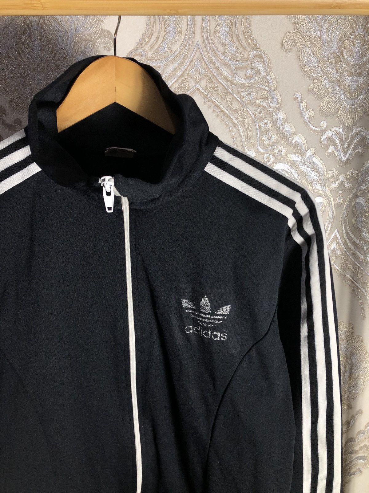 Vintage VERY RARE ADIDAS ORIGINAL FULL ZIP JACKET RETRO SOCCER 90s Size US M / EU 48-50 / 2 - 2 Thumbnail