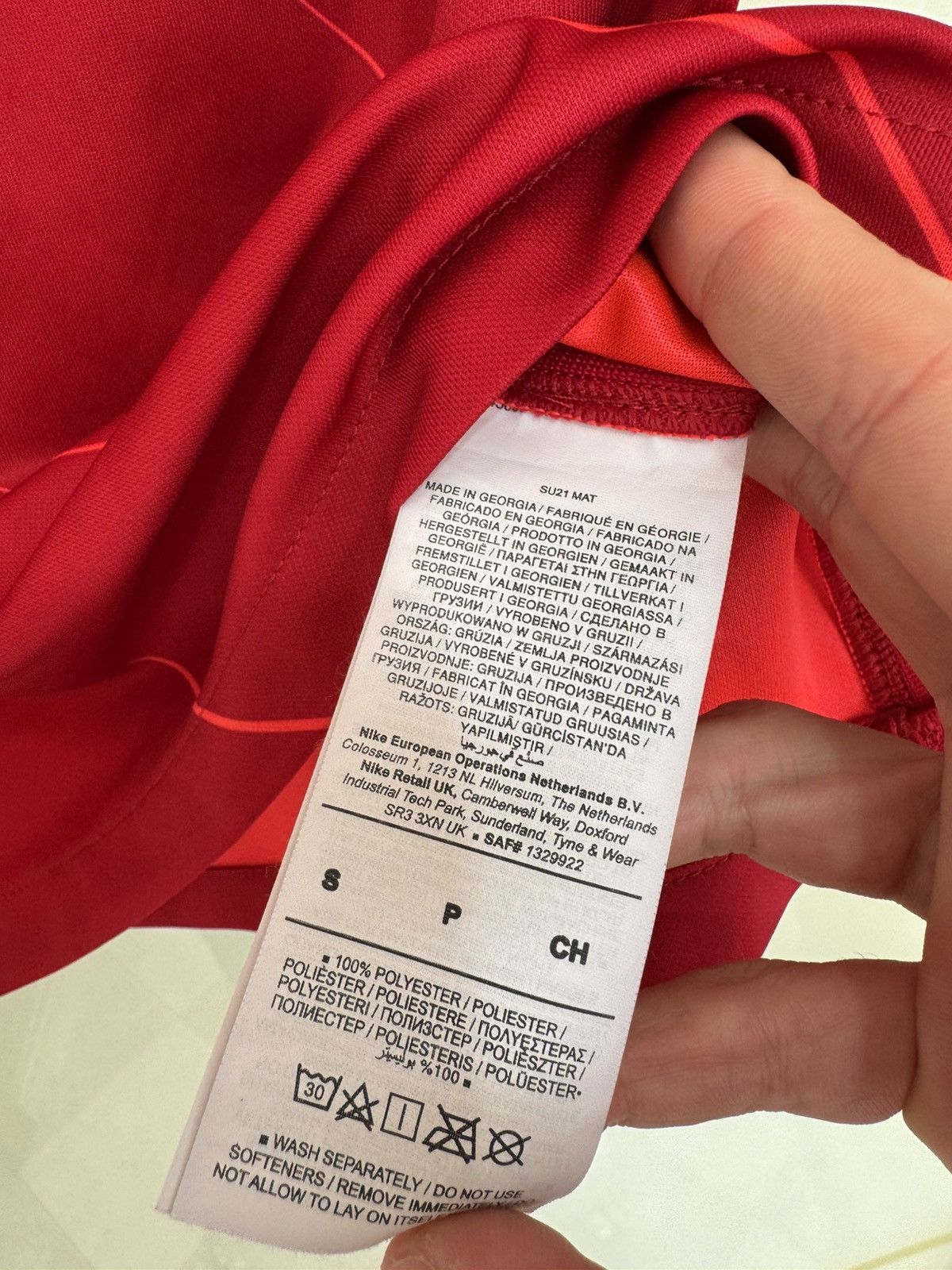 Nike Liverpool 2021-2022 Home Soccer Jersey Football Kit Shirt Size US S / EU 44-46 / 1 - 14 Thumbnail