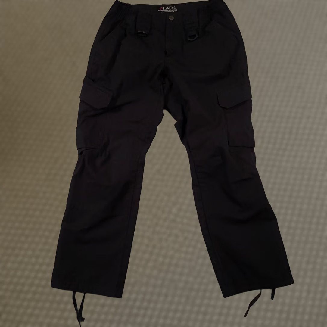 Vintage LAPG Pants Women's 6 Short Black Stretch Ops Tactical Fade Resistant Police Pants Shirt? Size 27" / US 4 / IT 40 - 1 Thumbnail