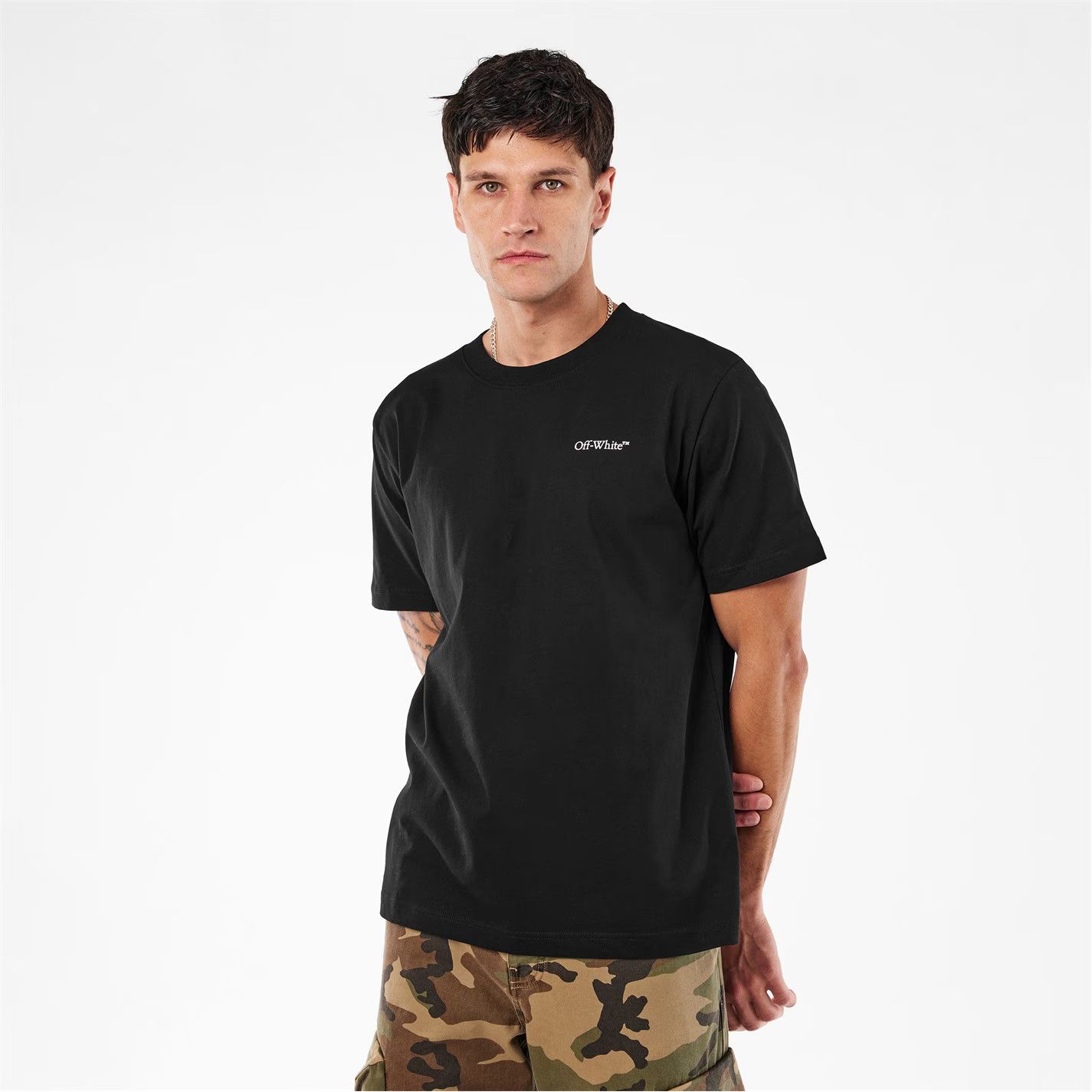 Off-White o1g2r1mq0226 Cloud Arrow T-Shirt In Black Size US S / EU 44-46 / 1 - 3 Thumbnail