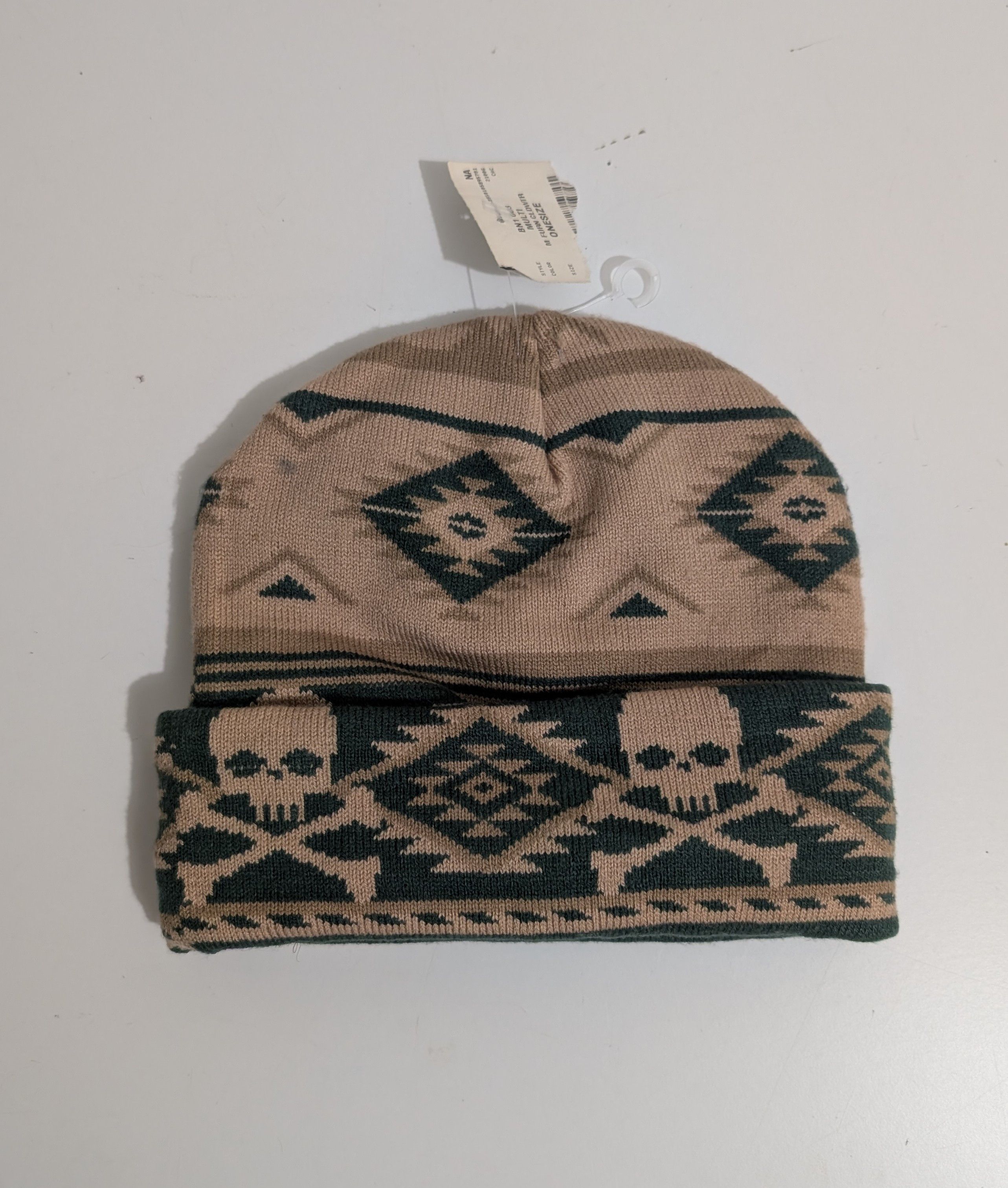 Reason Reason Brand Skull/Camo Beanie Size ONE SIZE - 2 Thumbnail
