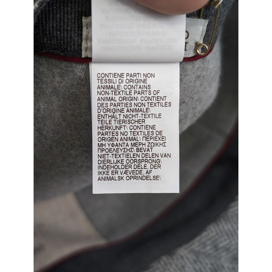 Brunello Cucinelli o1rshd1 Q:3 / Size: M / Baseball Cap/Hat in Gray Size ONE SIZE - 19 Thumbnail