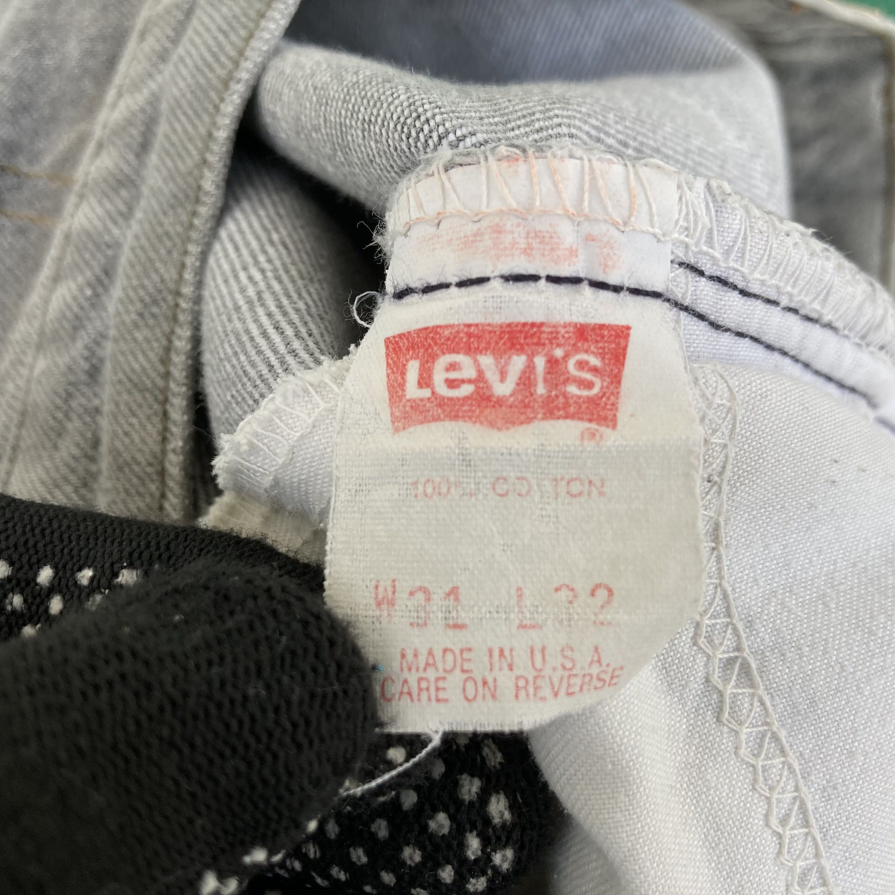 Levi's × Vintage Vtg Levis 505 Paint Faded Punk Sz 29 Grunge Jeans Size US 29 - 4 Thumbnail