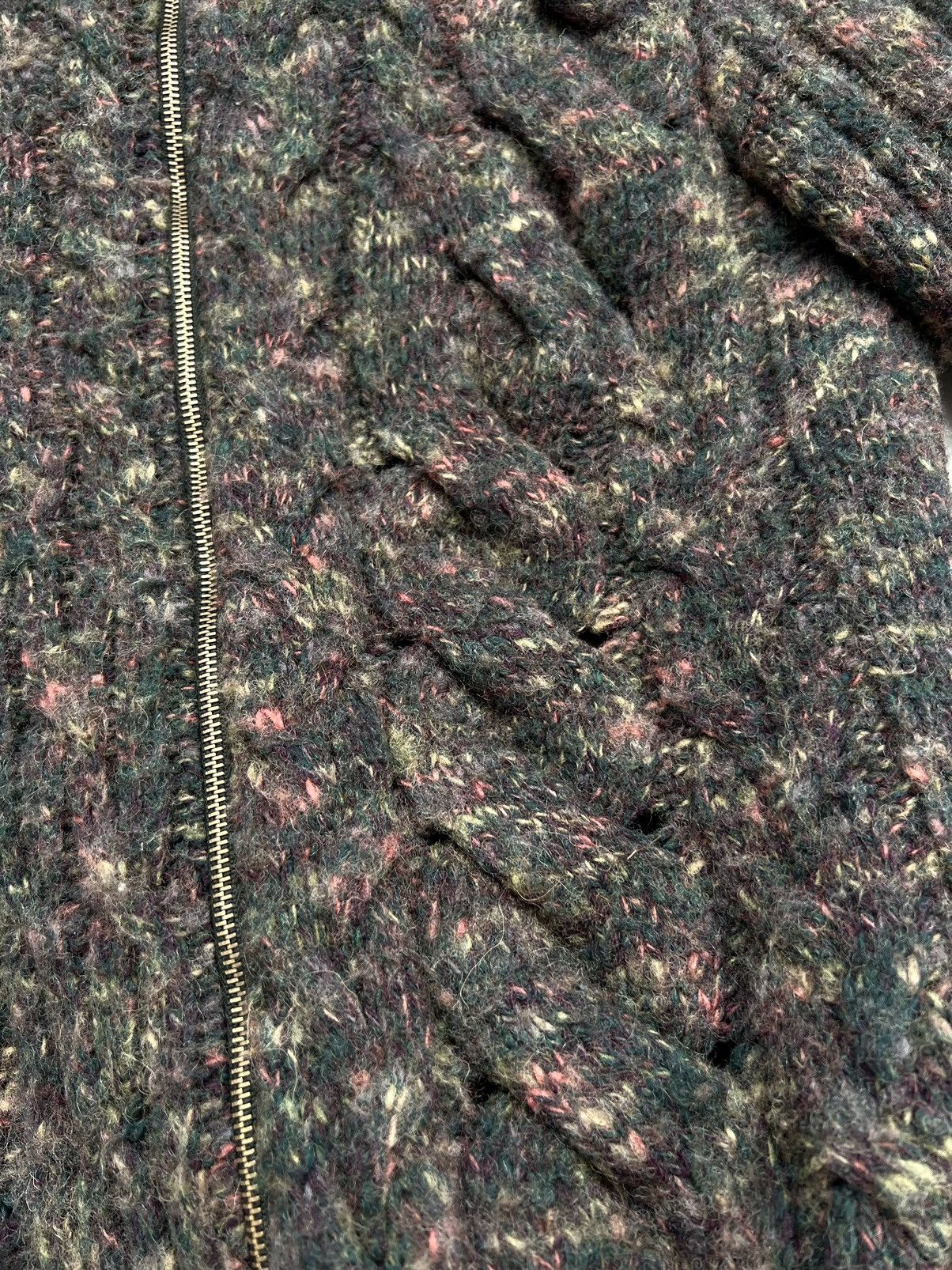 Y/Project 🔥Rare F/W03 Diesel StyleLab Chunky Melange Wool Zip Sweater Size US M / EU 48-50 / 2 - 11 Thumbnail