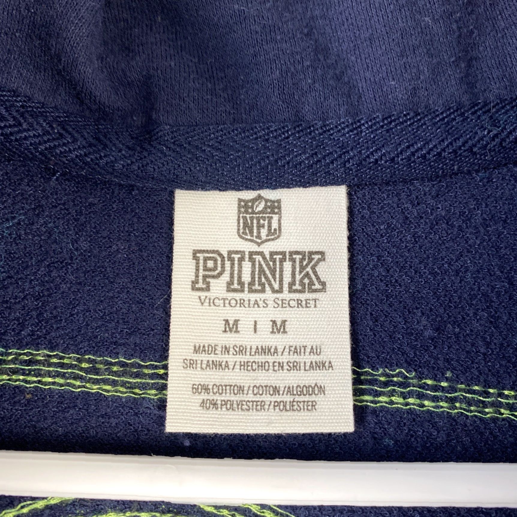 Vintage VINTAGE PINK Women's Sweater Size M Blue Cotton Solid Light Wash Stretch Regular Department Sweater Size M / US 6-8 / IT 42-44 - 4 Thumbnail