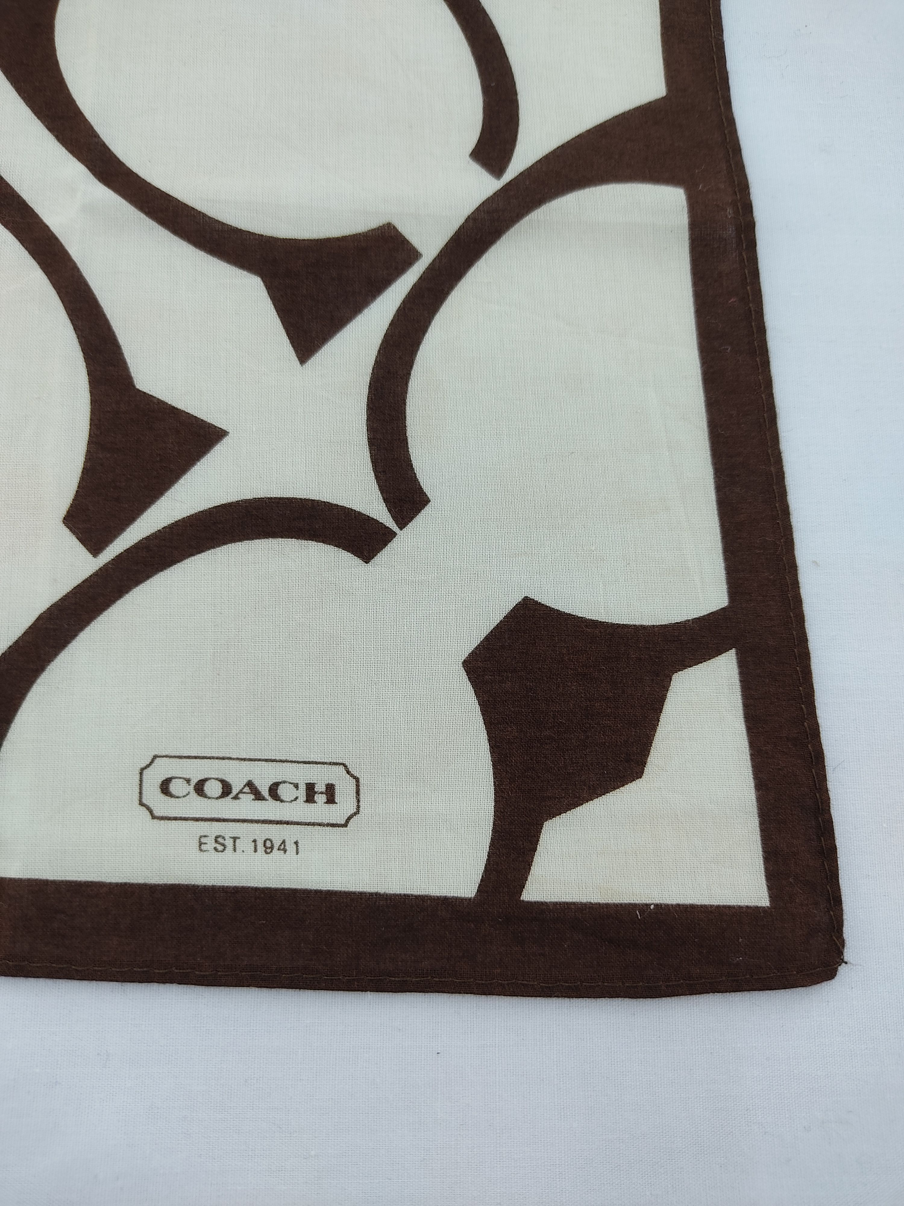 Coach × Vintage Coach Handkerchief / Neckwear / Bandana Size ONE SIZE - 4 Thumbnail