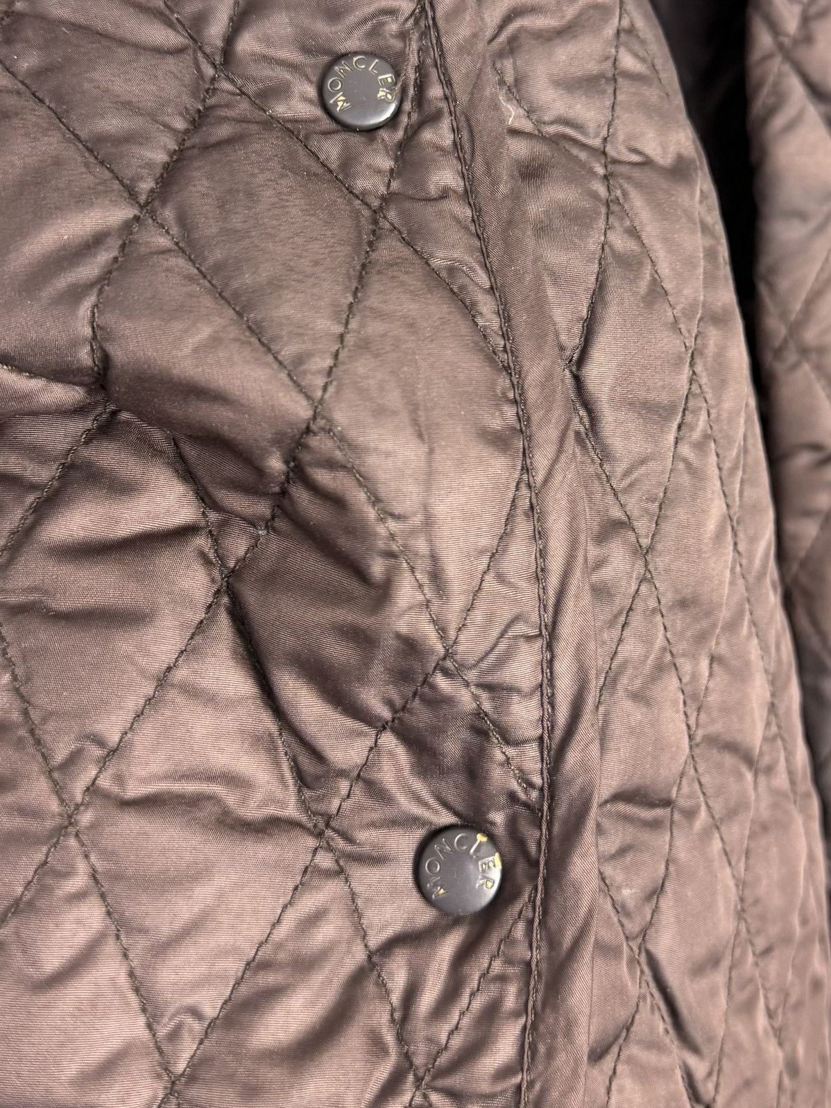 Moncler Moncler Brown Quilted Down Jacket Size L / US 10 / IT 46 - 7 Thumbnail