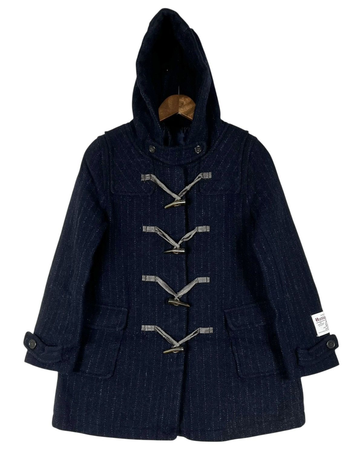Harris Tweed Vintage Harris Tweed Wool Duffle Coat Size M / US 6-8 / IT 42-44 - 1 Thumbnail