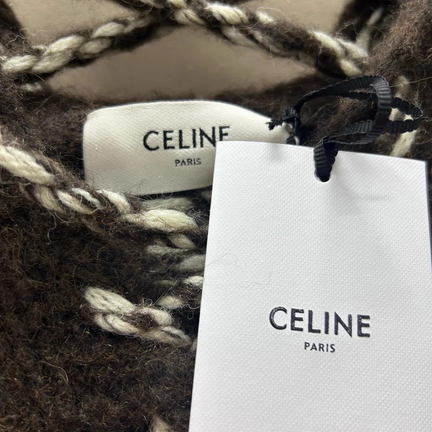 Celine Celine Fairmount colorblocked logo S NWT sweater Size S / US 4 / IT 40 - 3 Thumbnail