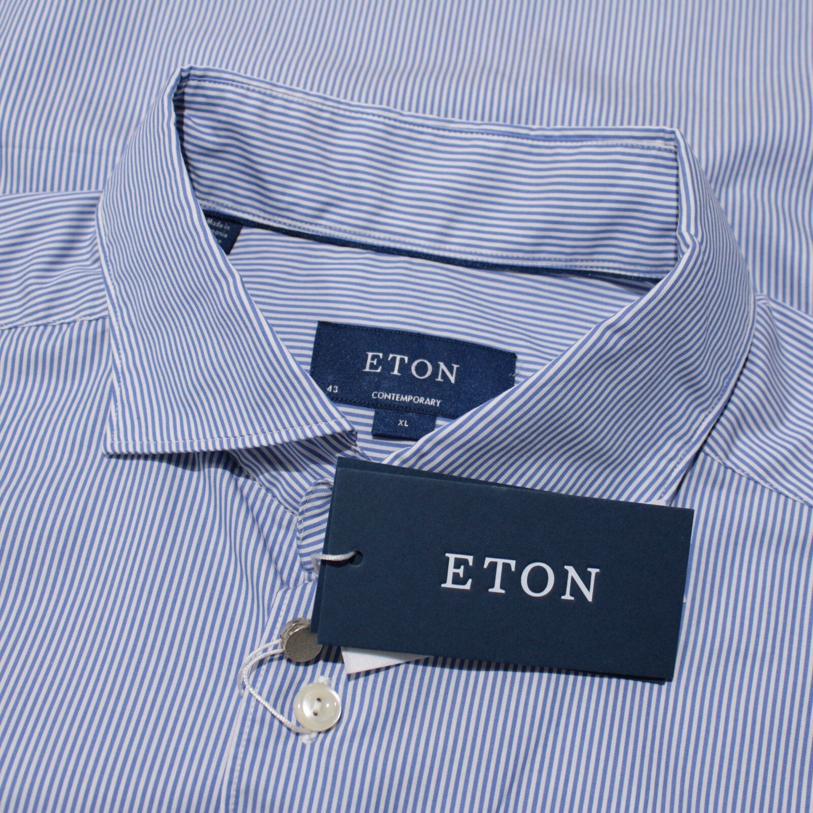 Eton Eton New with tags Shirt Size XL US In Blue Size US XL / EU 56 / 4 - 1 Thumbnail