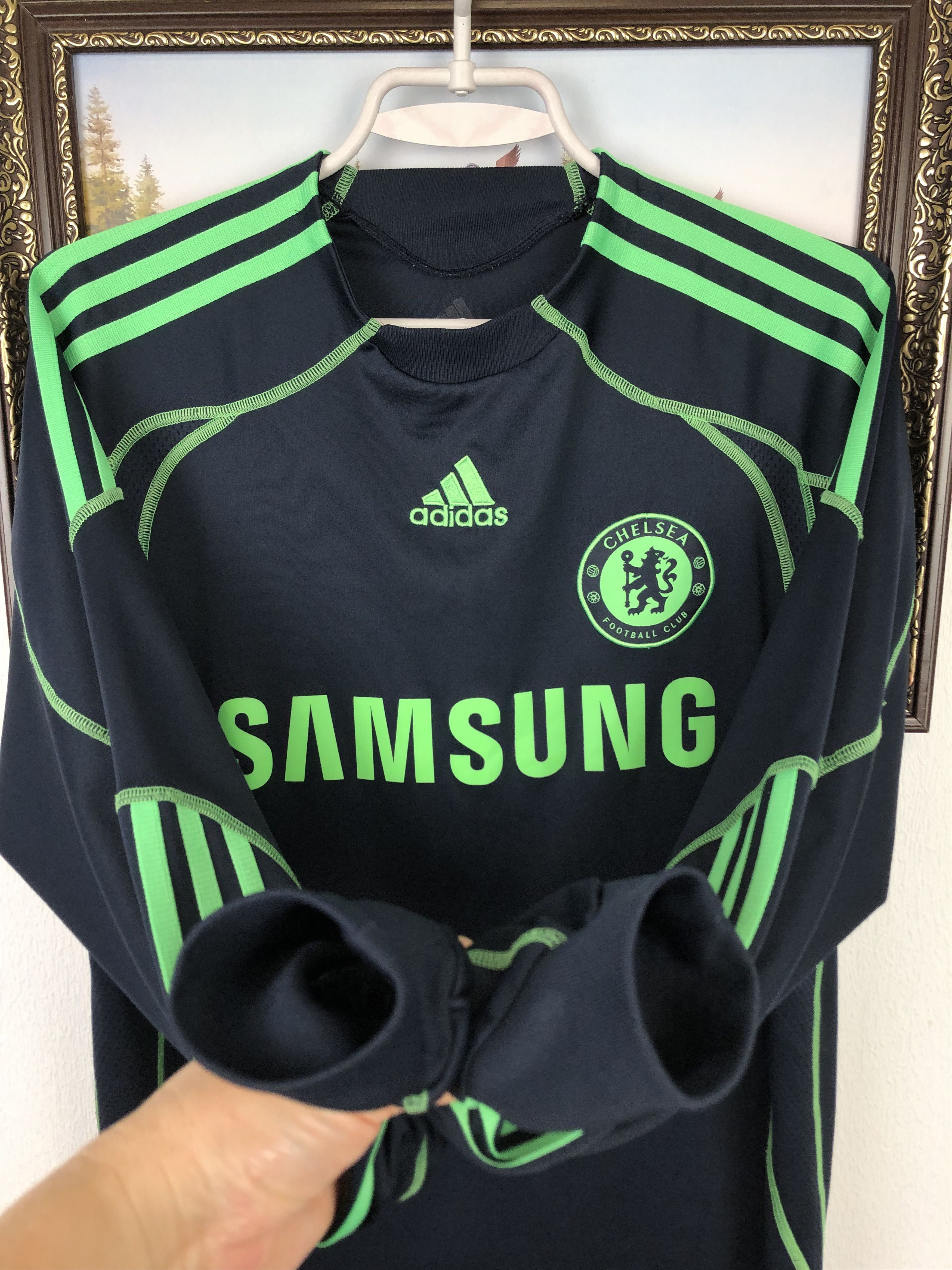 Adidas Chelsea Goalkeeper football shirt Adidas Jersey Trikot Tee Size US M / EU 48-50 / 2 - 6 Thumbnail