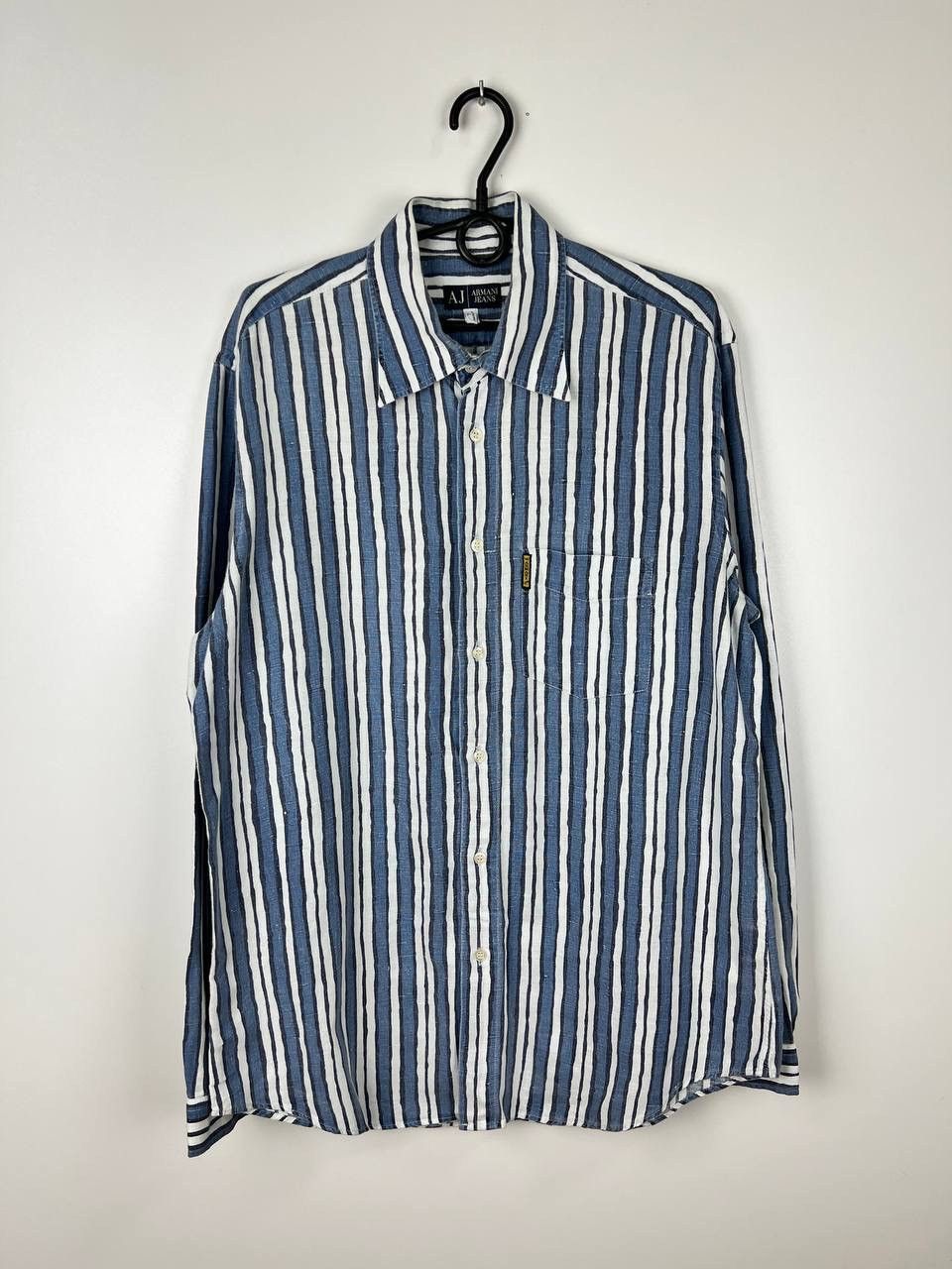 Armani Armani Jeans linen shirts size L Size US L / EU 52-54 / 3 - 1 Thumbnail