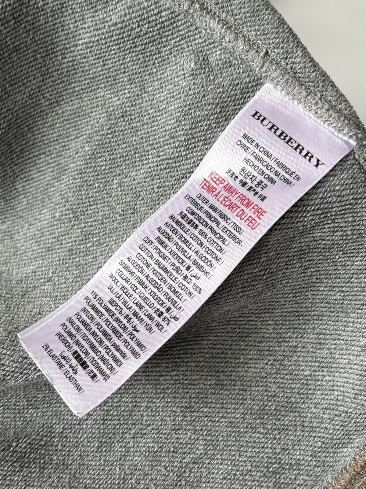 Burberry Burberry Children Embroidery Logo Gray Sweatshirt 14 years Size XS / US 0-2 / IT 36-38 - 13 Thumbnail