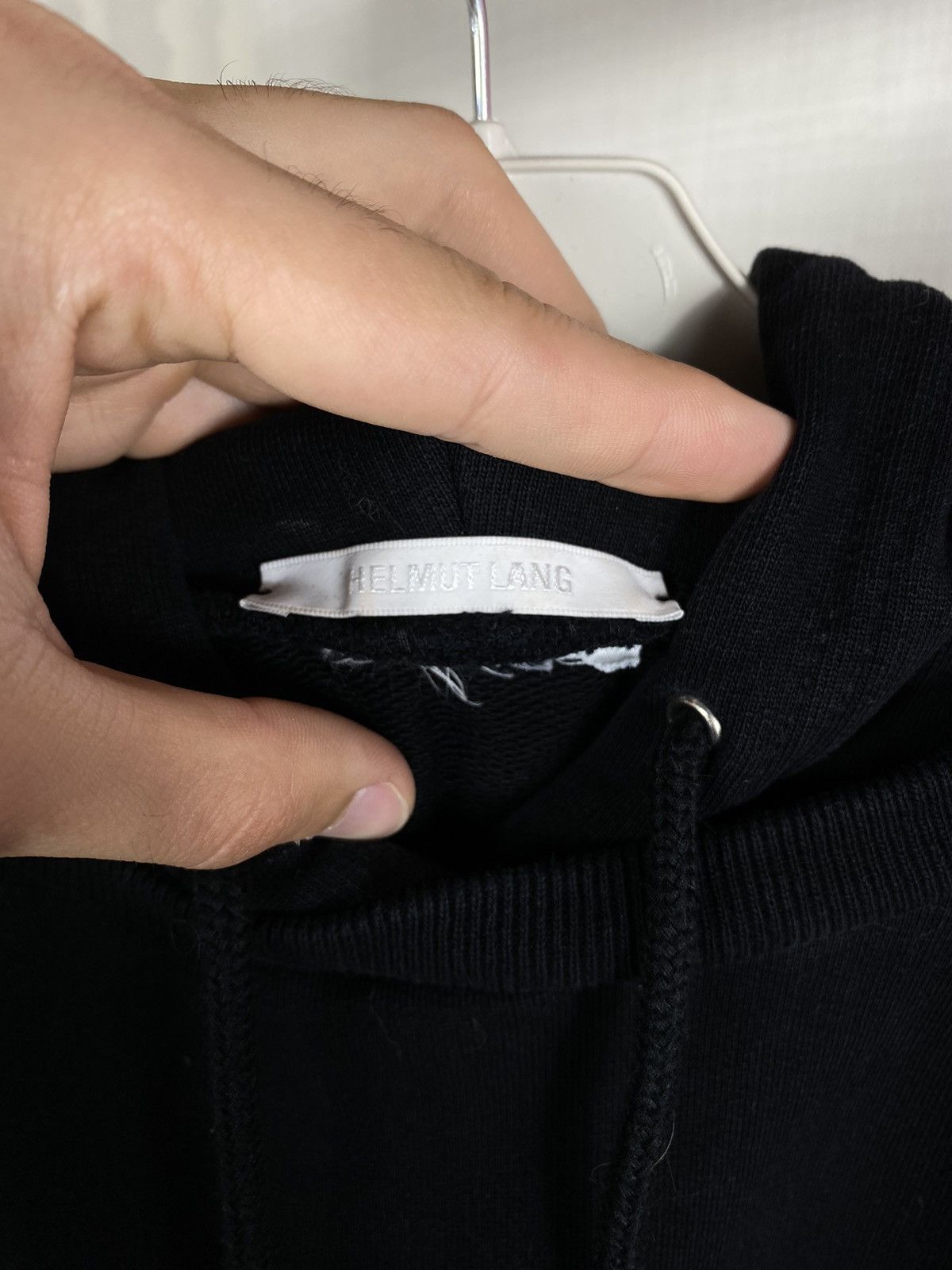 Helmut Lang Helmut Lang Embroidered Copyright Hoodie Size S / US 4 / IT 40 - 13 Thumbnail