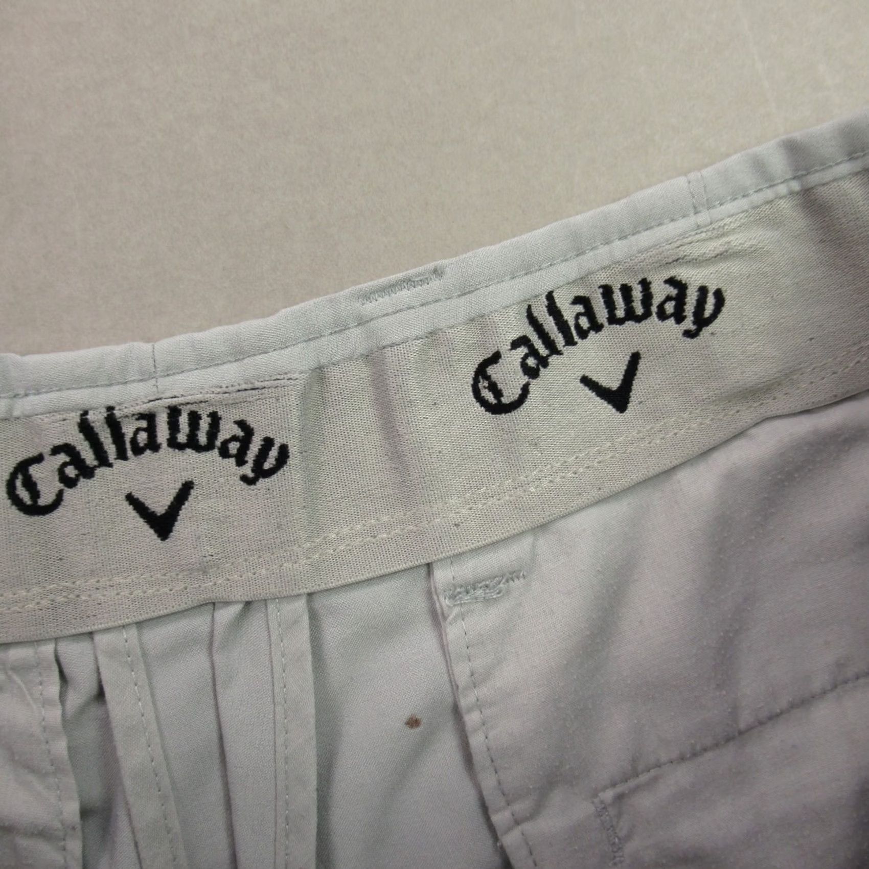 Callaway Callaway Shorts Mens 33 Chino Gray Lightweight Outdoors Button Pockets Size US 33 - 3 Thumbnail