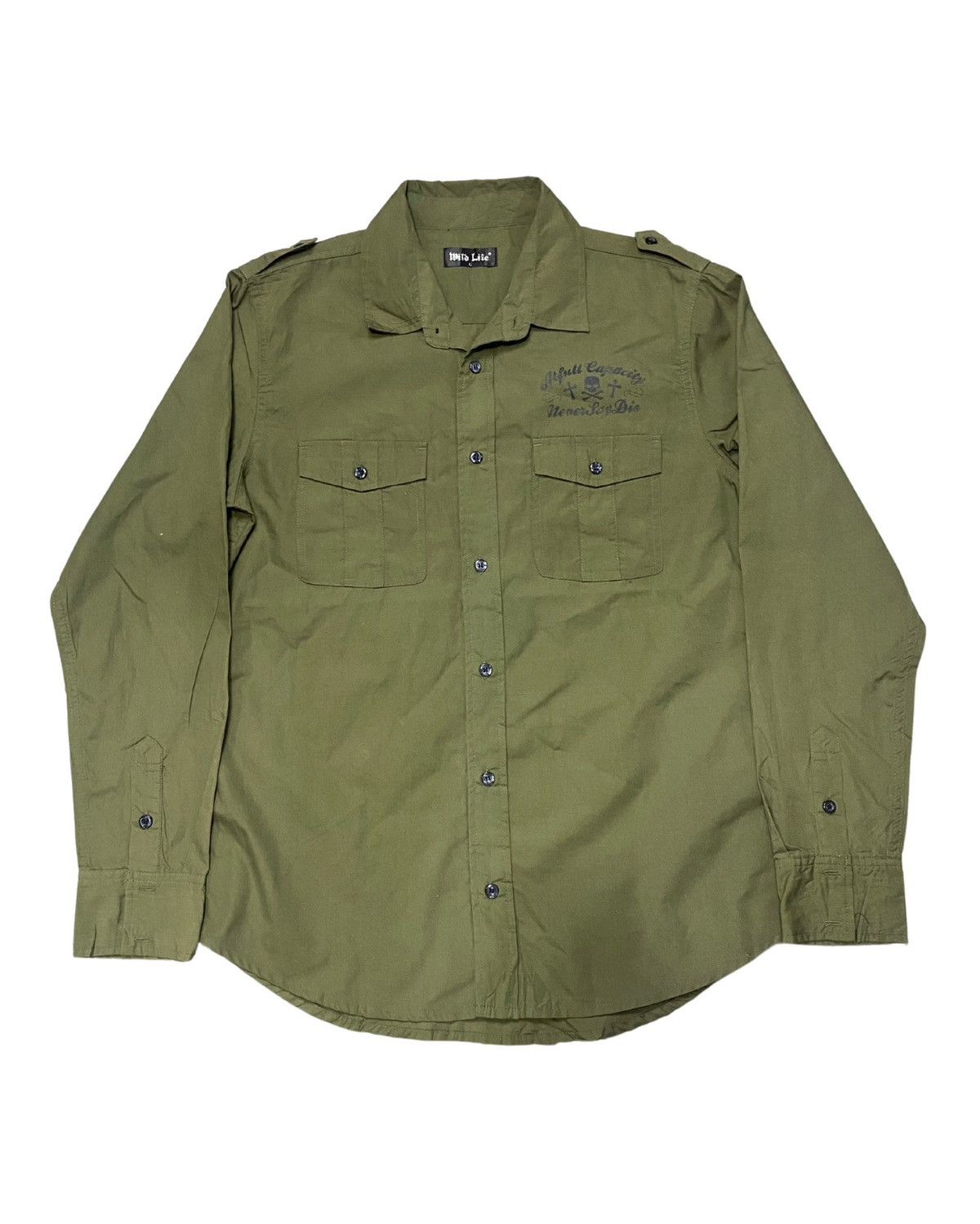 Japanese Brand WILD LIFE Y2K SHIRT Size US L / EU 52-54 / 3 - 2 Thumbnail