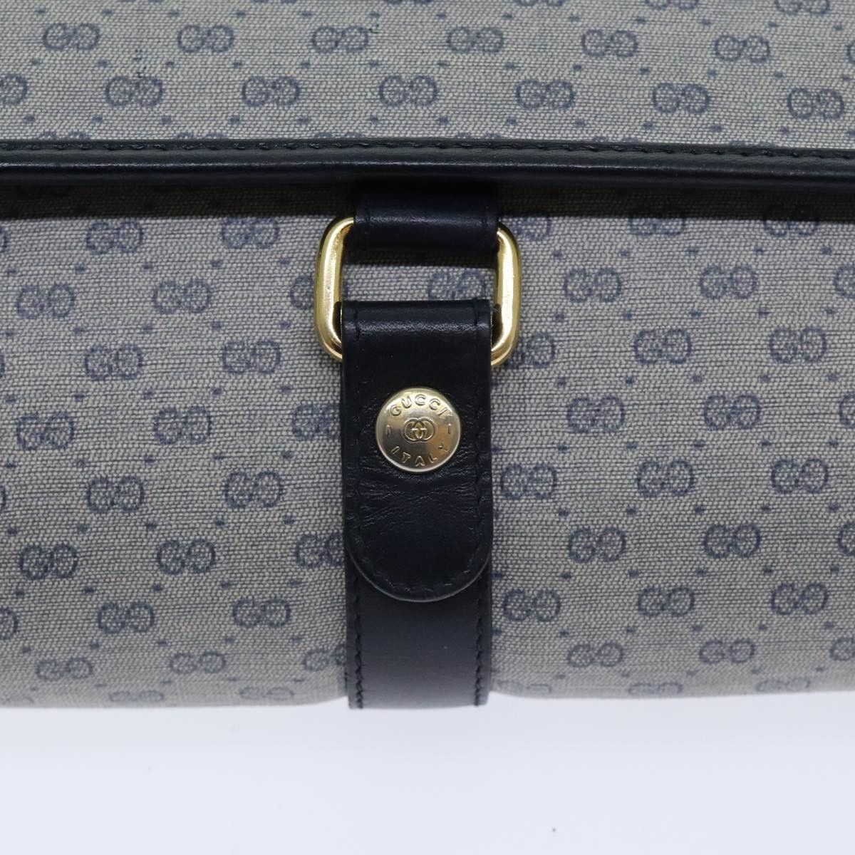 Gucci GUCCI Micro GG Supreme Shoulder Bag Navy Gold 001 115 001 Size ONE SIZE - 15 Thumbnail