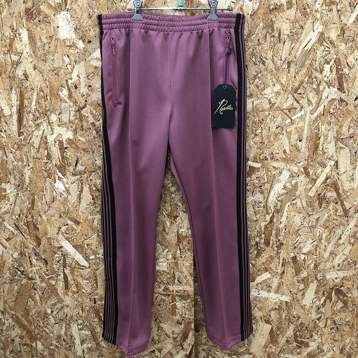 Needles Sweat Pants Side Tape Logo Polyester Pink Size US 31 - 1 Thumbnail