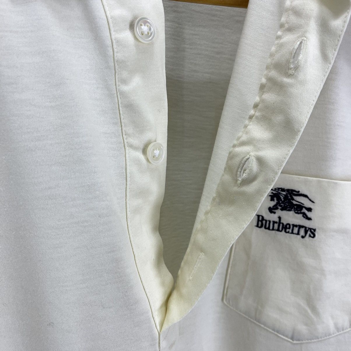 Burberry 90s Vintage BURBERRYS Long Sleeve Polo T Shirt #1485/AY Size US S / EU 44-46 / 1 - 4 Thumbnail