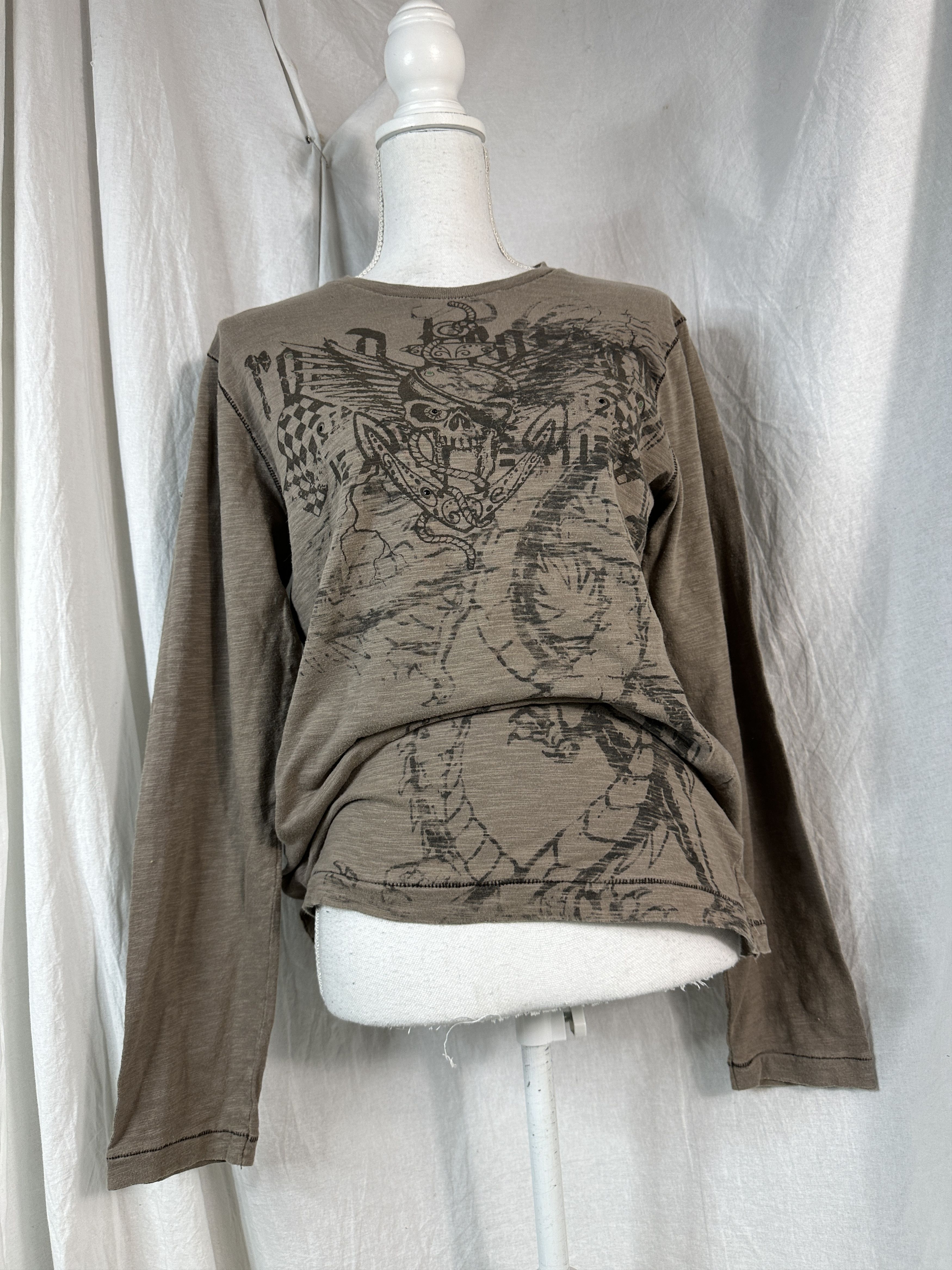 Vintage Longsleeve Vintage Y2K Size US L / EU 52-54 / 3 - 7 Thumbnail